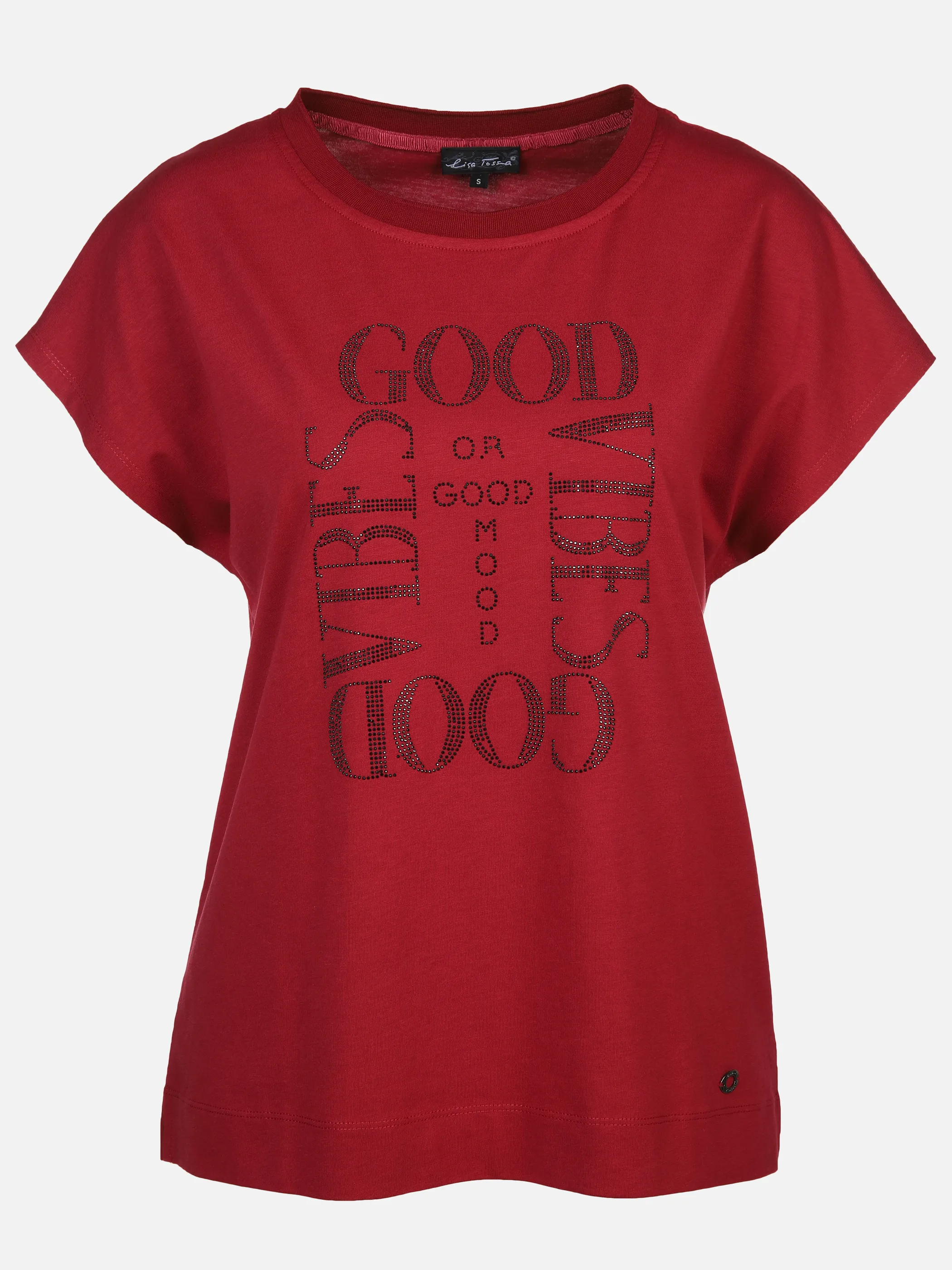 Lisa Tossa Da-T-Shirt m. Straßapplikation Rot 893032 BAROLO 1