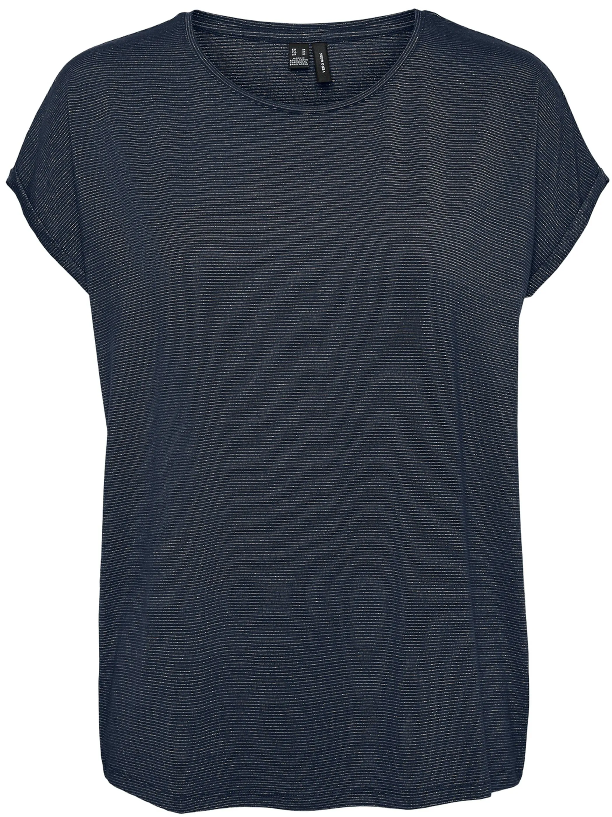 Vero Moda 10250488 VMLAVA PLAIN SS TOP L Blau 852566 188780003 1