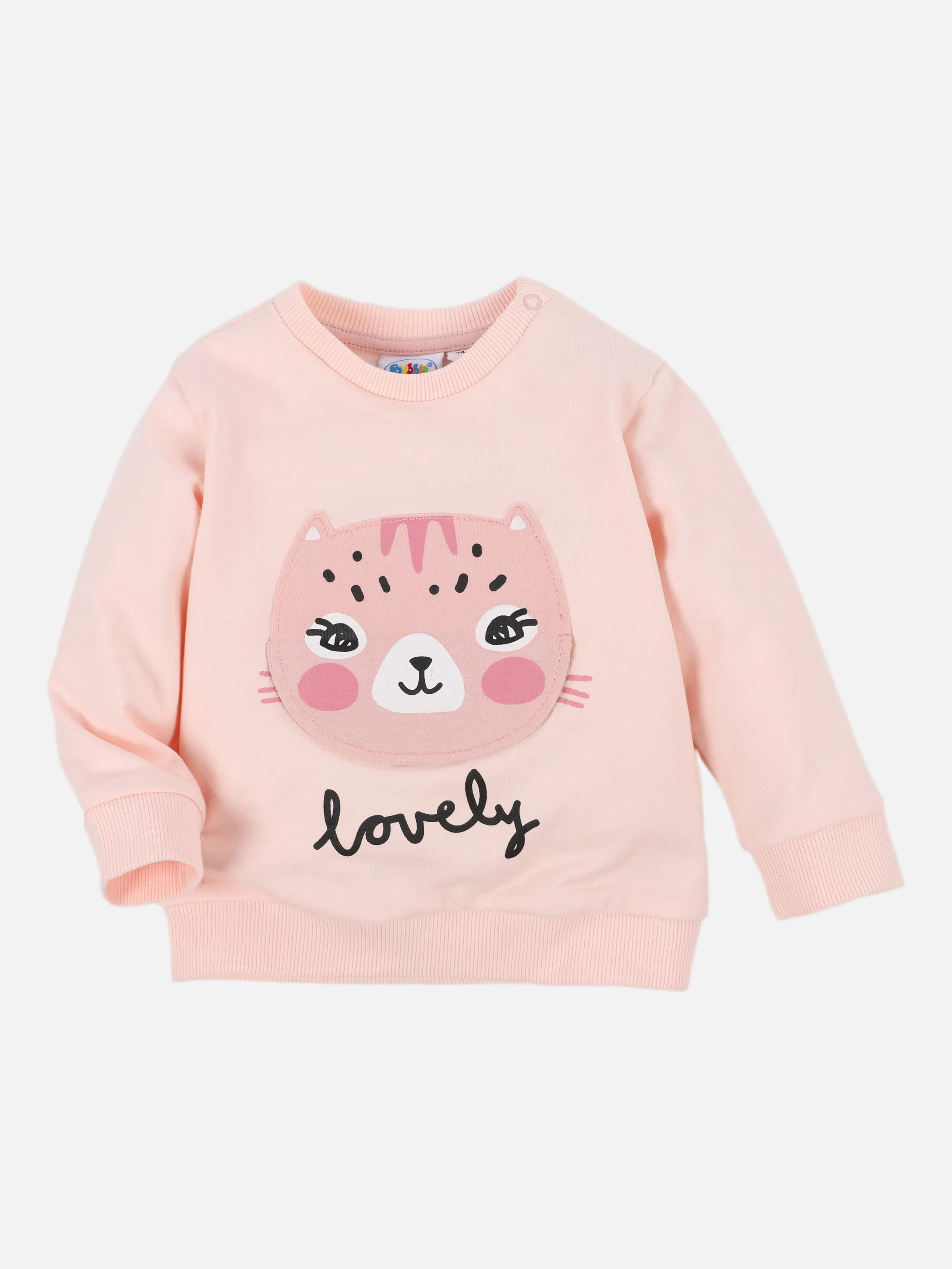 Bubble Gum BG Sweater in rose/beige mit Weiß 868441 BEIGE 1