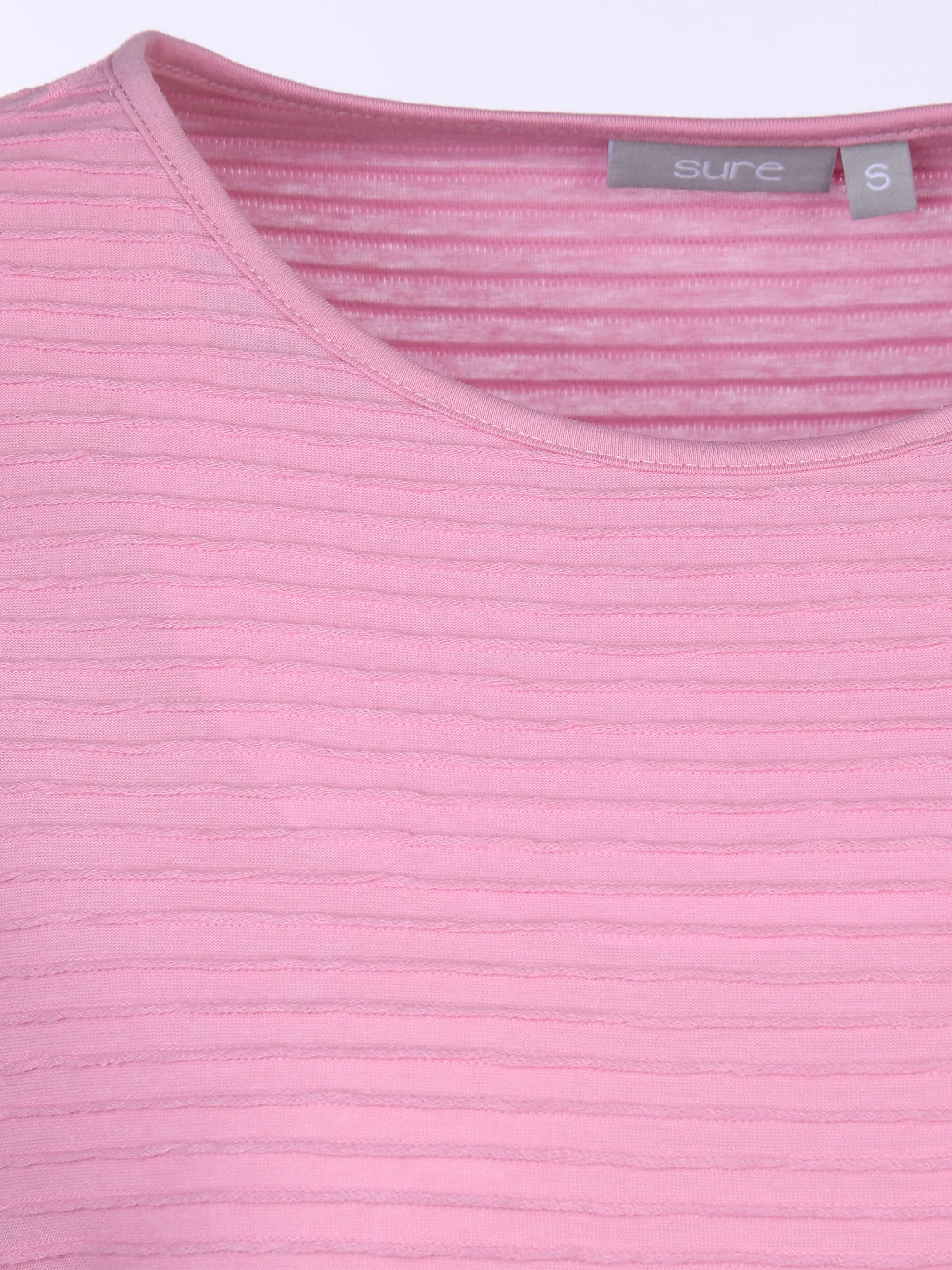 Sure Da-Struktur-Shirt 3/4 Arm Rosa 876274 ROSA 3