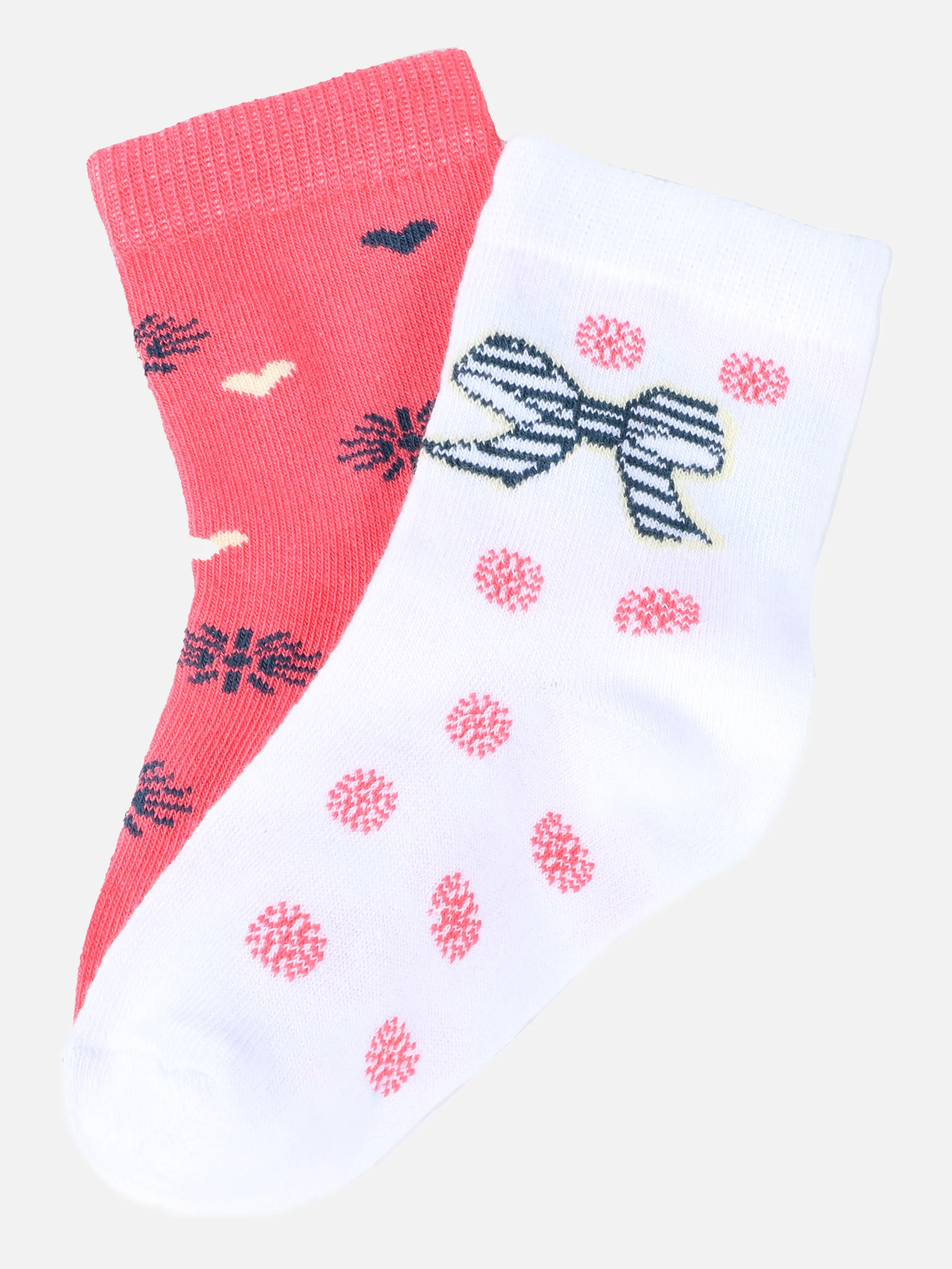 Stop + Go MG Socken 2er Pack Schleifen / Rot 865101 CORALLE/GE 1 Stop + Go MG Socken 2er Pack Schleifen / Rot 865101 CORALLE/GE 1