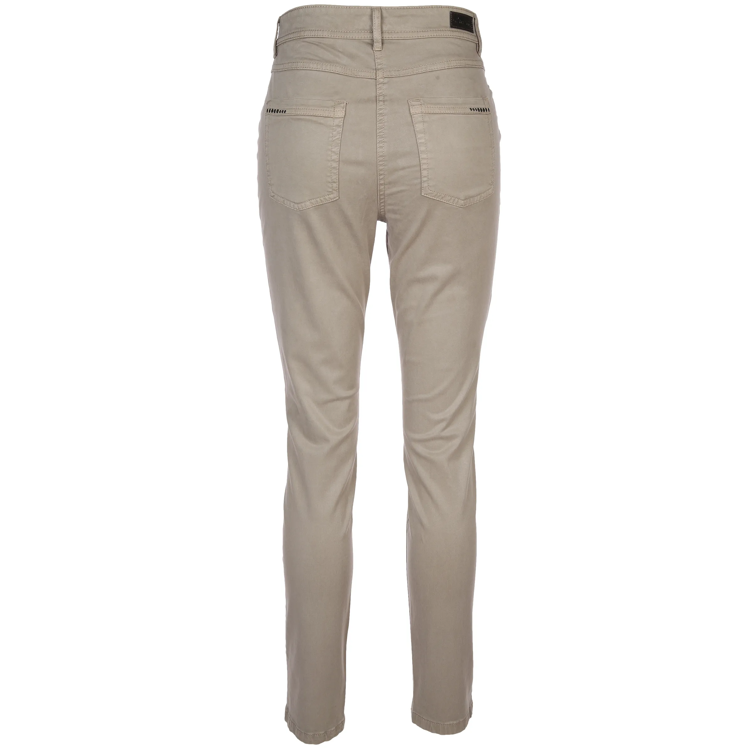 Lisa Tossa Da-Jeans slim fit m. Steinchen Braun 881474 TAUPE 2