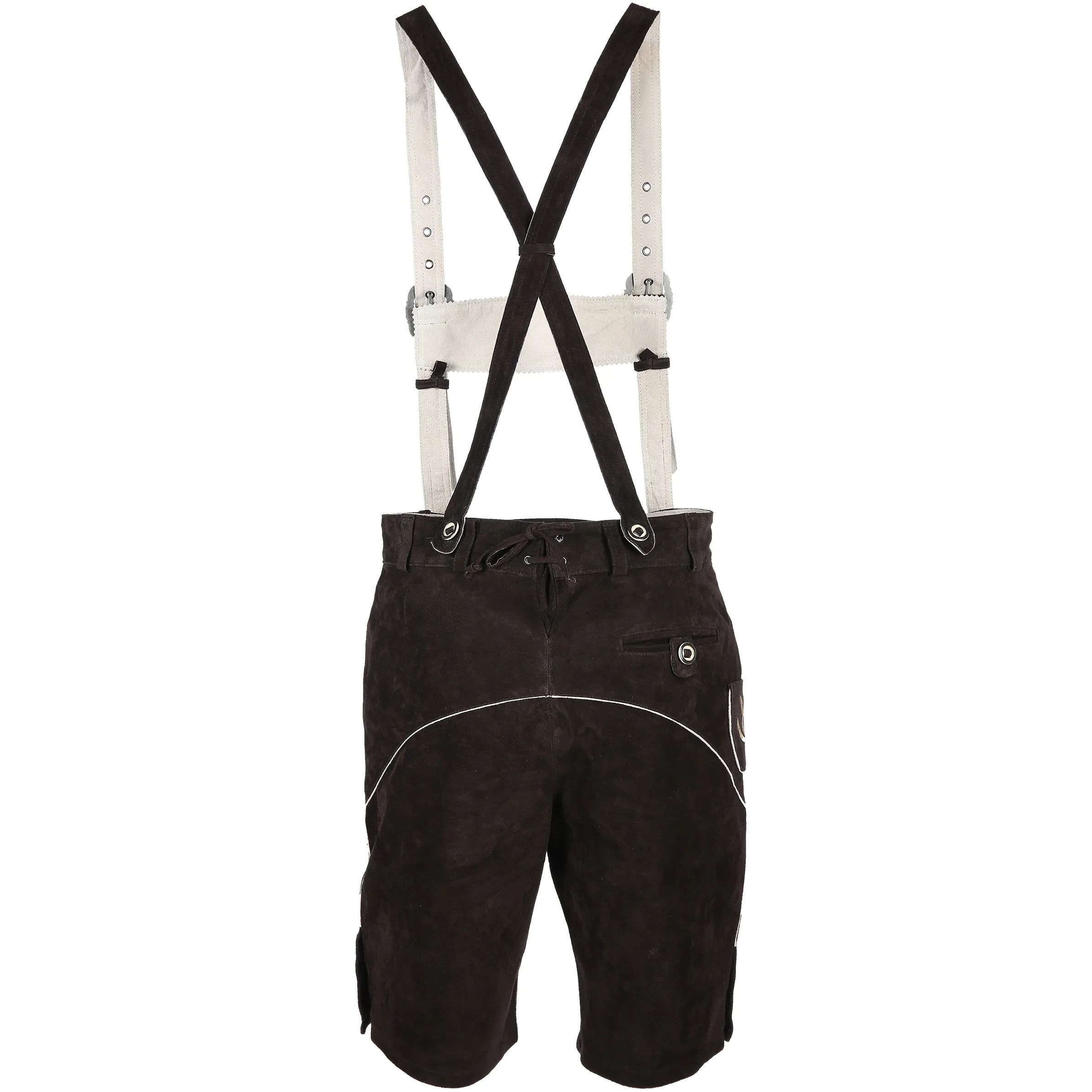 Birkhahn Mode und Tracht He-Echtledershort dk´braun Braun 792605 DUNKELBRAU 2