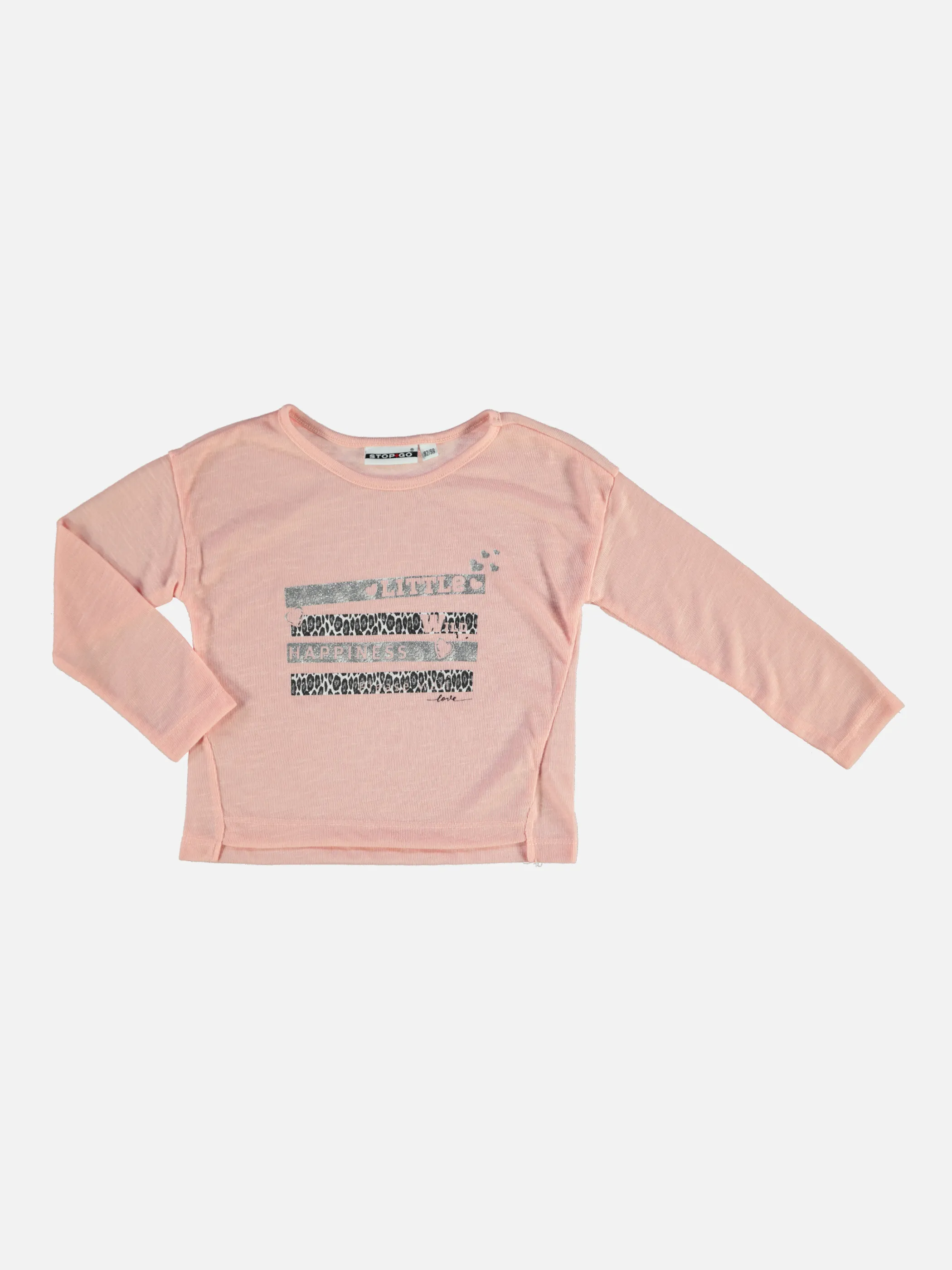 Stop + Go MG Pullover pink mit Wording Pink 846085 PINK 1