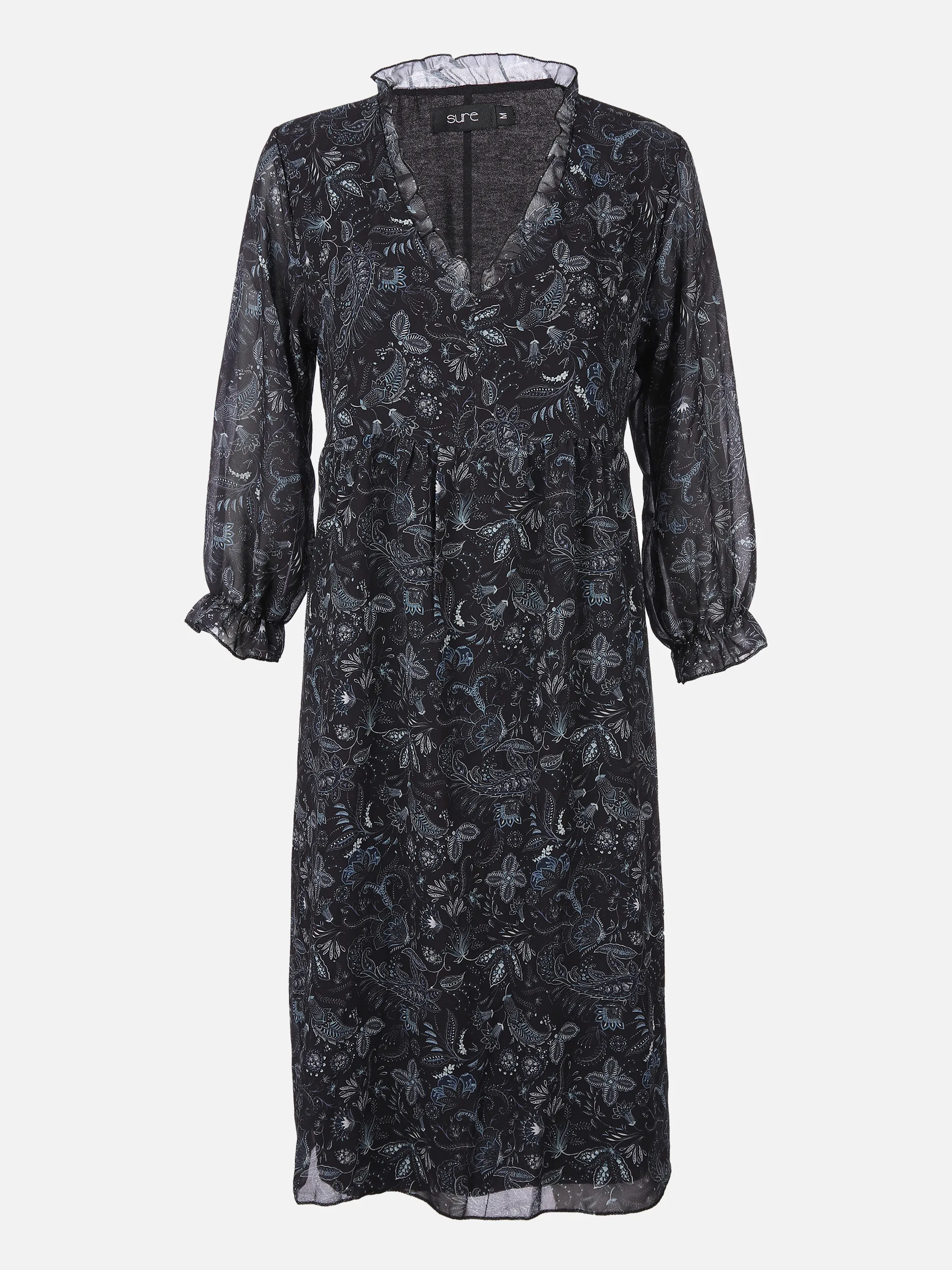 Sure Da-Kleid in Paisleyprint Schwarz 848391 SCHWARZ GE 1 Sure Da-Kleid in Paisleyprint Schwarz 848391 SCHWARZ GE 1