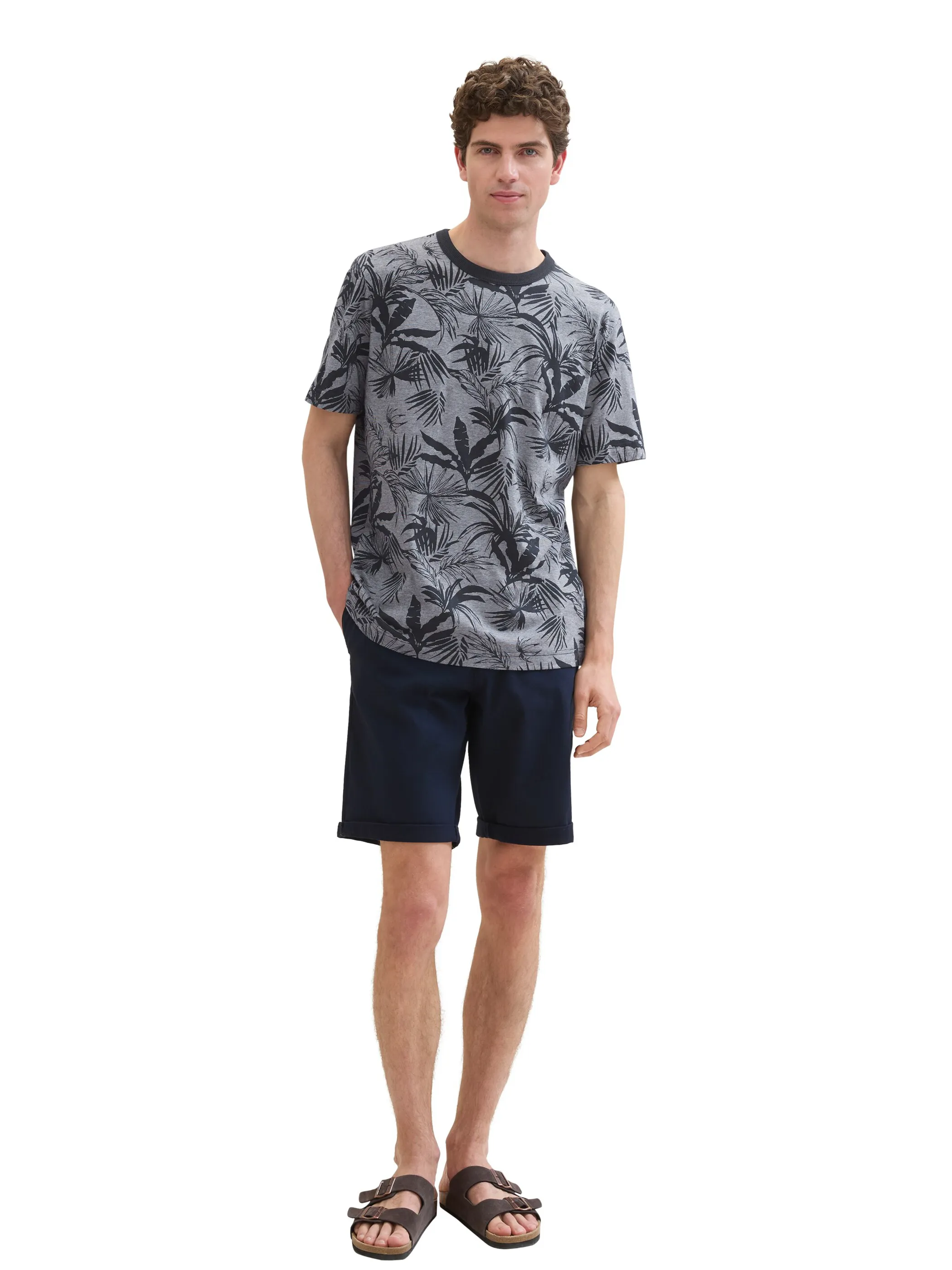 Tom Tailor 1042130 allover printed t-shirt Blau 895644 35591 4 Tom Tailor 1042130 allover printed t-shirt Blau 895644 35591 4