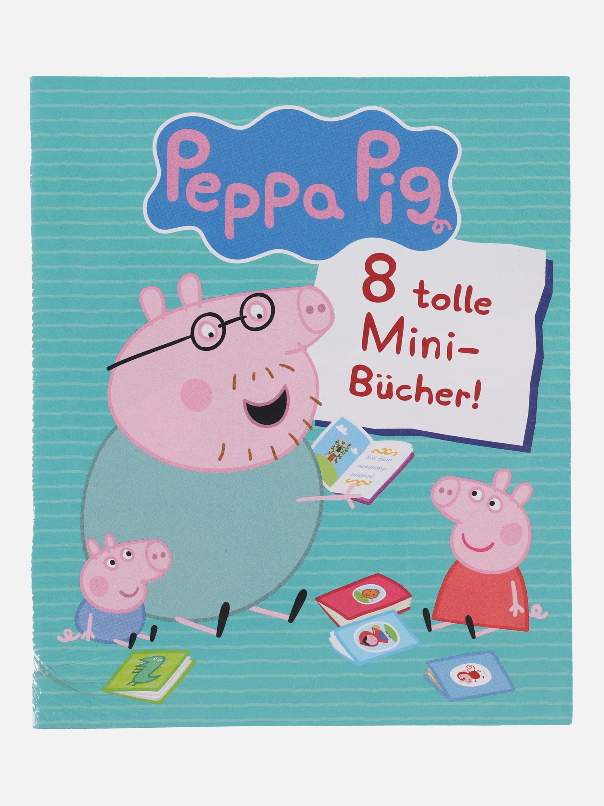 Spielzeug Kinder Minibuch 8er Pack Bunt 880439 PEPPA 1