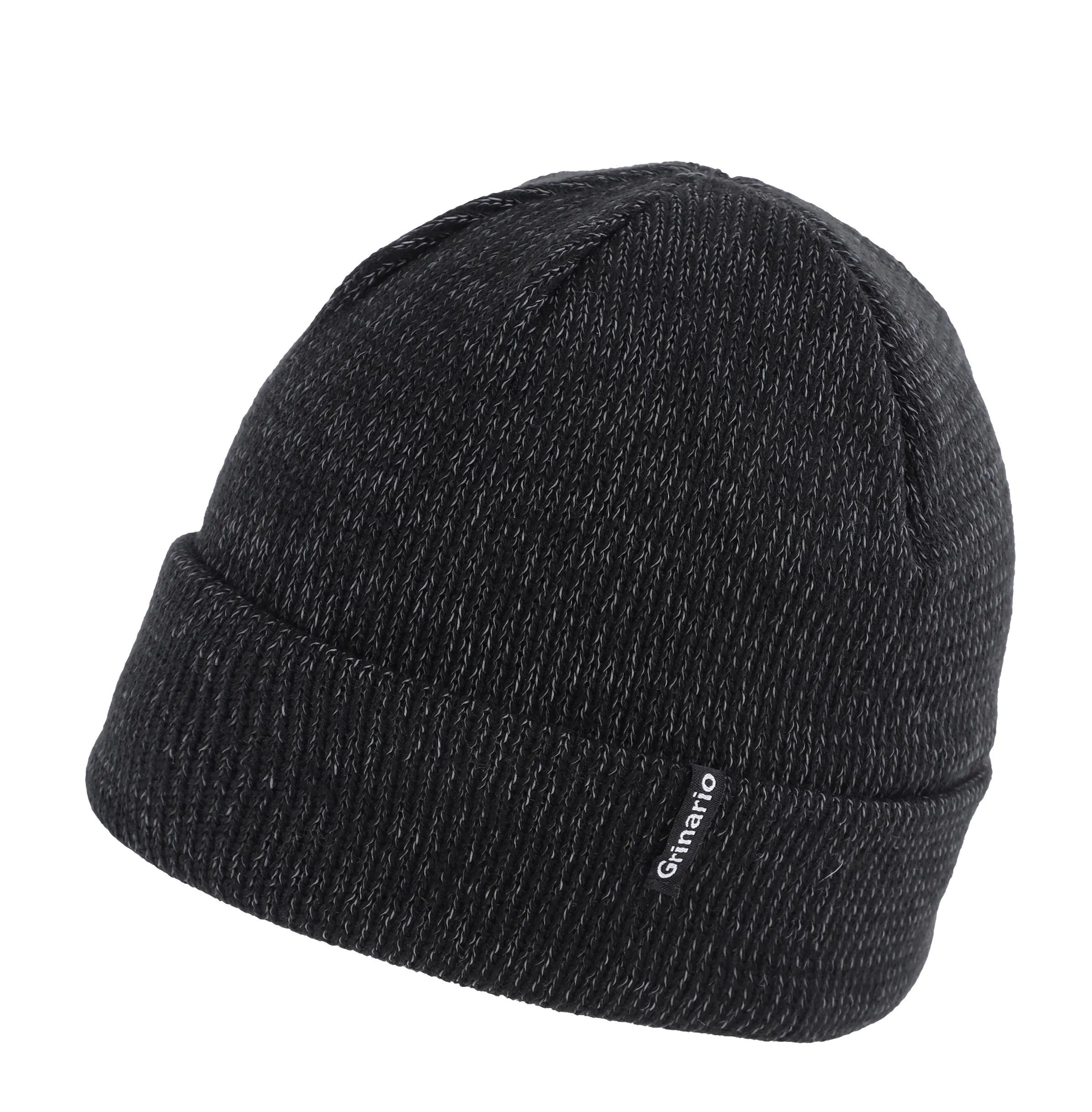 Grinario Sports He-Mütze m. Reflektion Schwarz 881771 BLACK/SILV 2