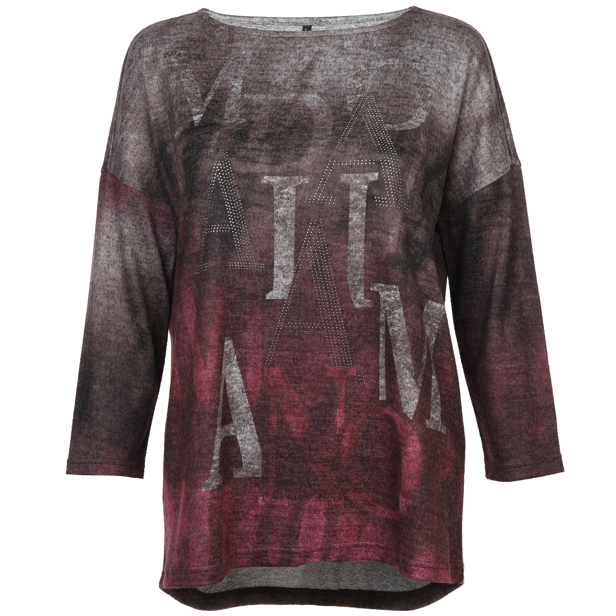 Sure Da-Flauschshirt m. Strass Pink 886683 BEERE GEM 1 Sure Da-Flauschshirt m. Strass Pink 886683 BEERE GEM 1