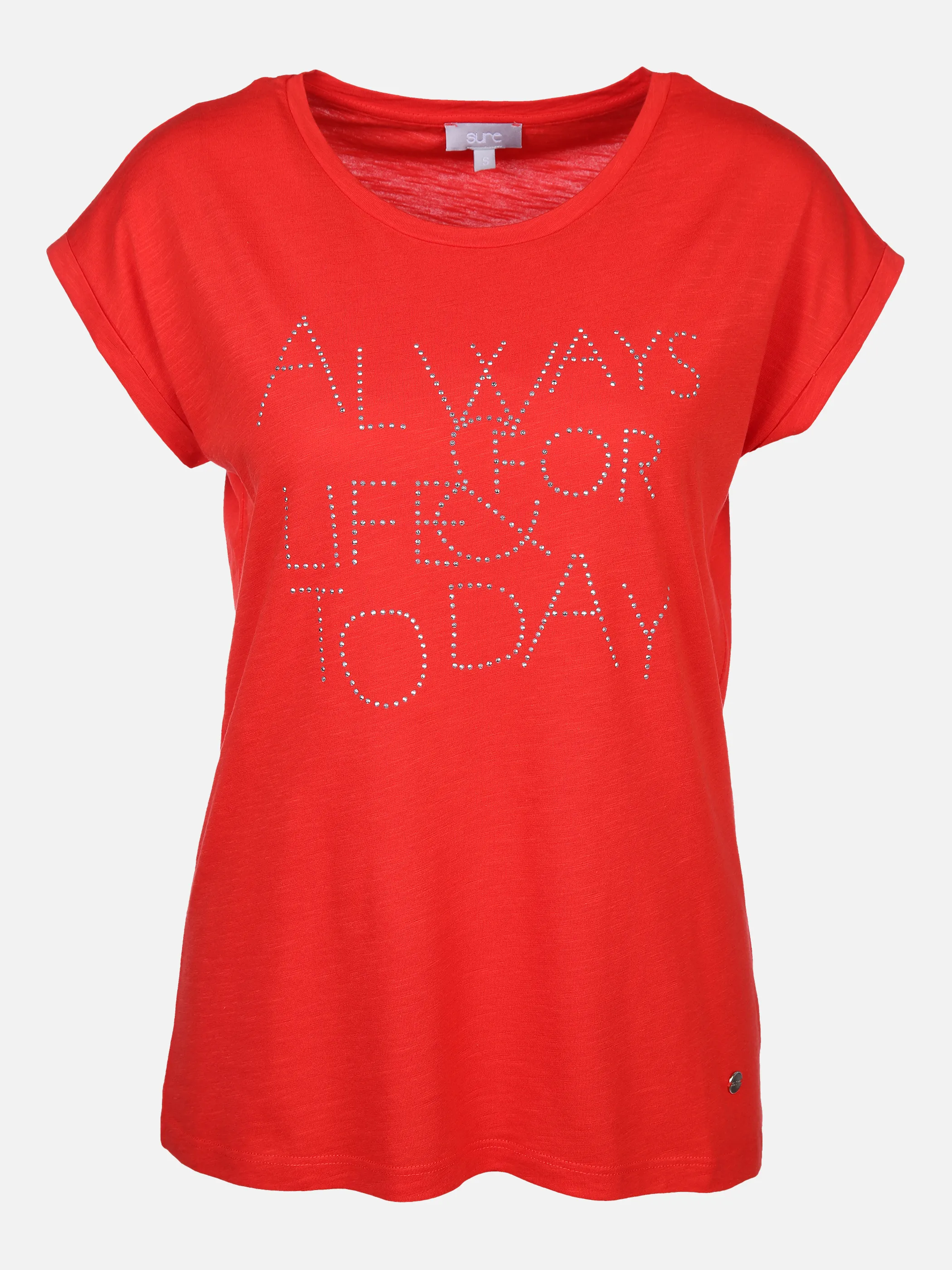 Sure Da-T-Shirt m. Straßmotiv Rot 837597 SUMMER RED 1 Sure Da-T-Shirt m. Straßmotiv Rot 837597 SUMMER RED 1