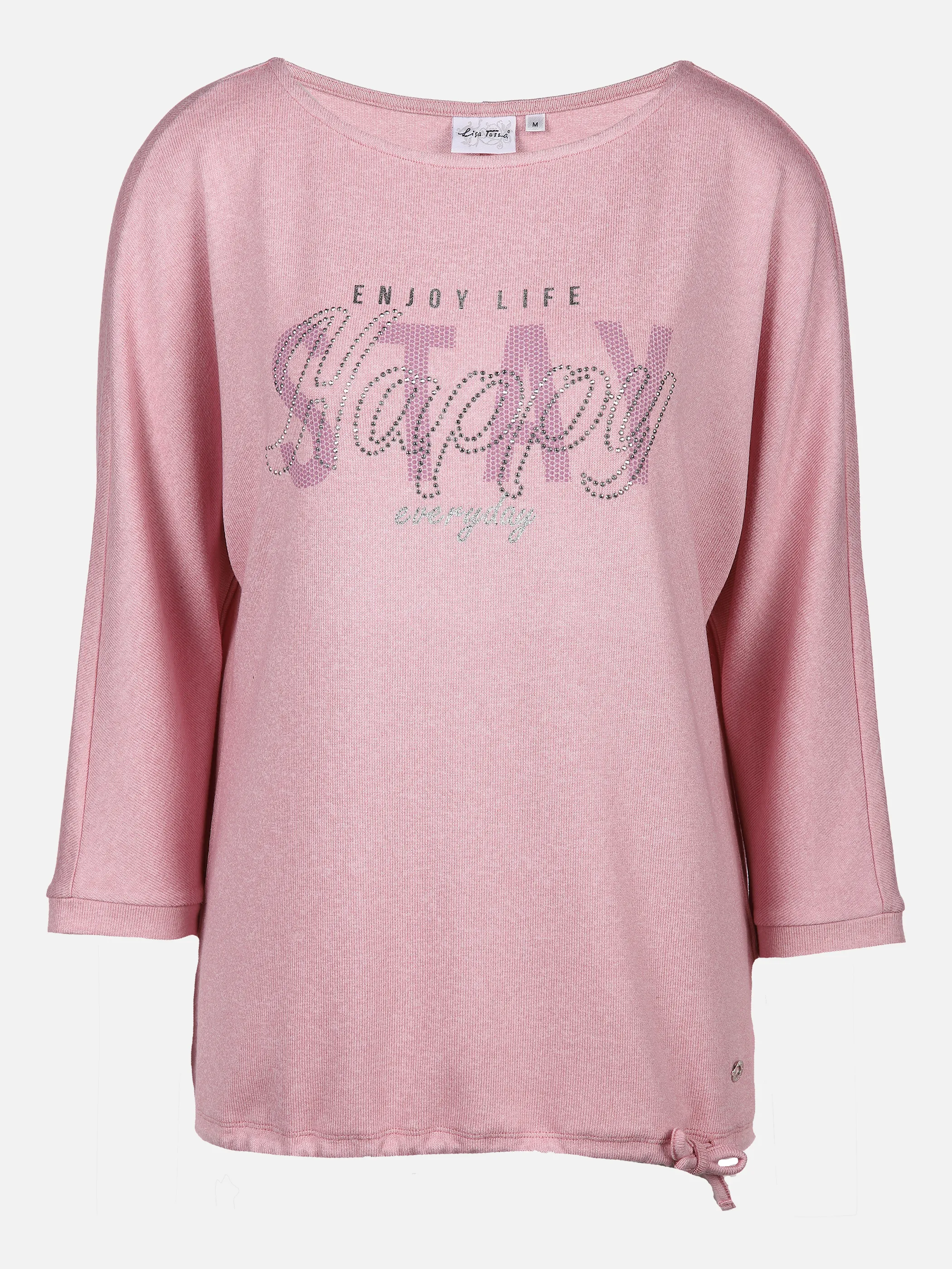Lisa Tossa Da-3/4 Arm Shirt m. Tunnelzug Rosa 852511 ROSE MEL 1 Lisa Tossa Da-3/4 Arm Shirt m. Tunnelzug Rosa 852511 ROSE MEL 1