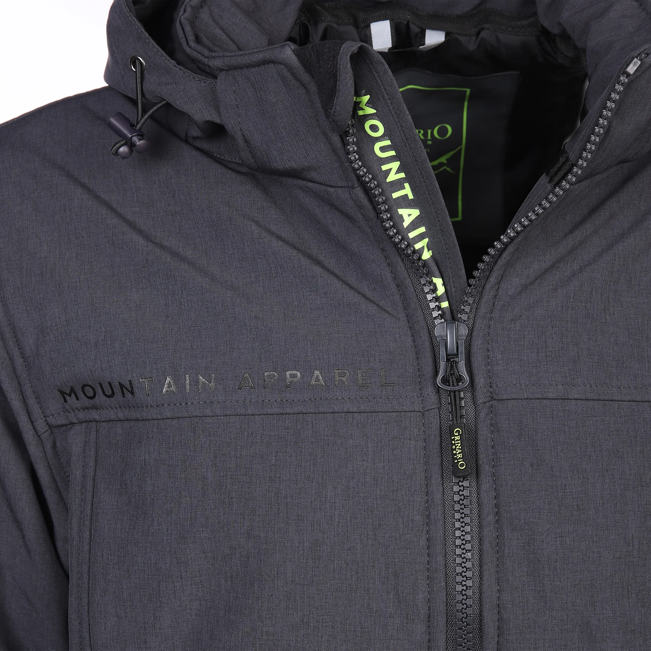 Grinario Sports He-Softshelljacke mit Kapuze Grau 880400 GREY MEL 4 Grinario Sports He-Softshelljacke mit Kapuze Grau 880400 GREY MEL 4