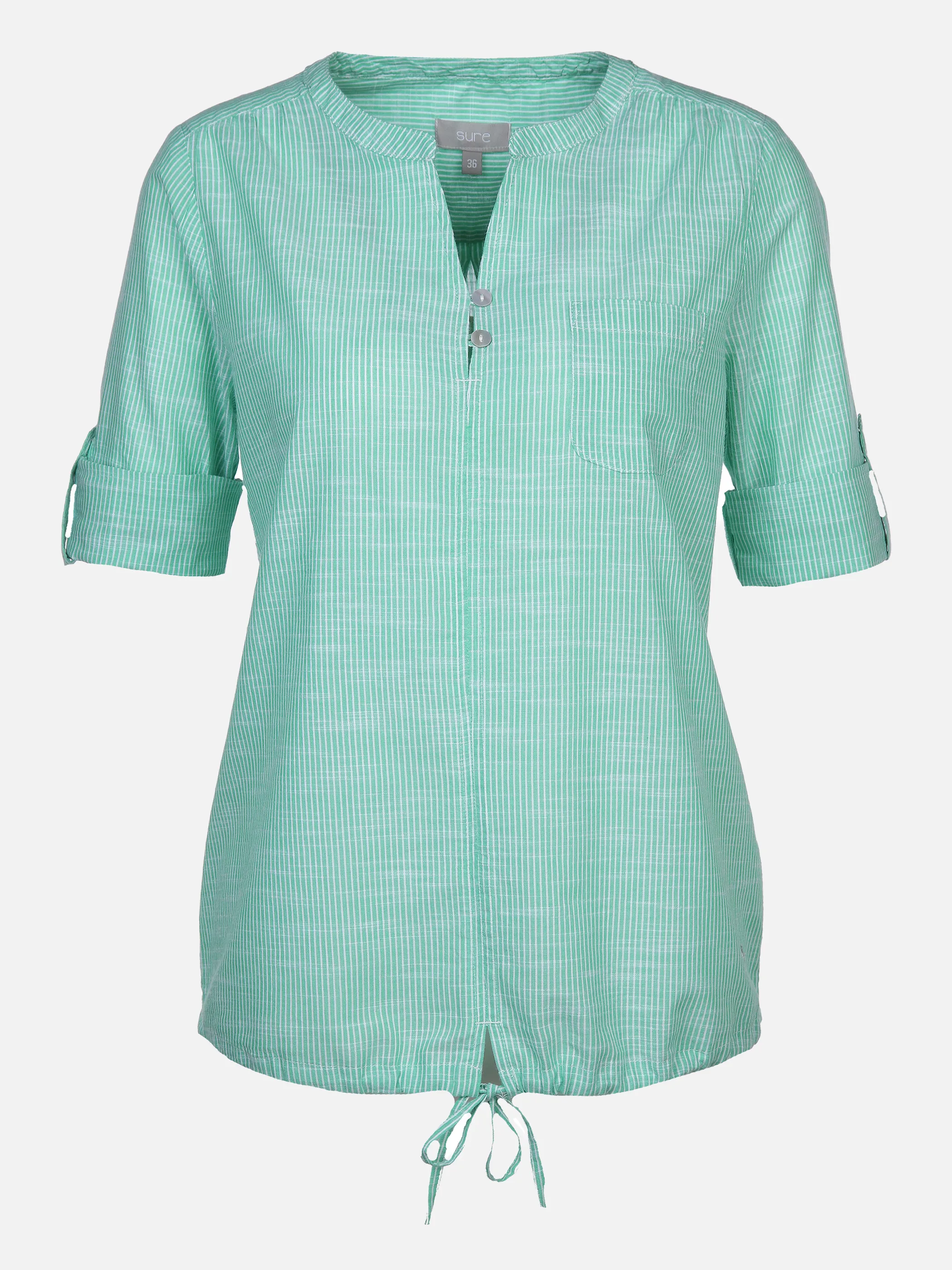 Sure Da-Bluse m. Minimalstreifen Grün 873743 GRÜN GEM 1 Sure Da-Bluse m. Minimalstreifen Grün 873743 GRÜN GEM 1
