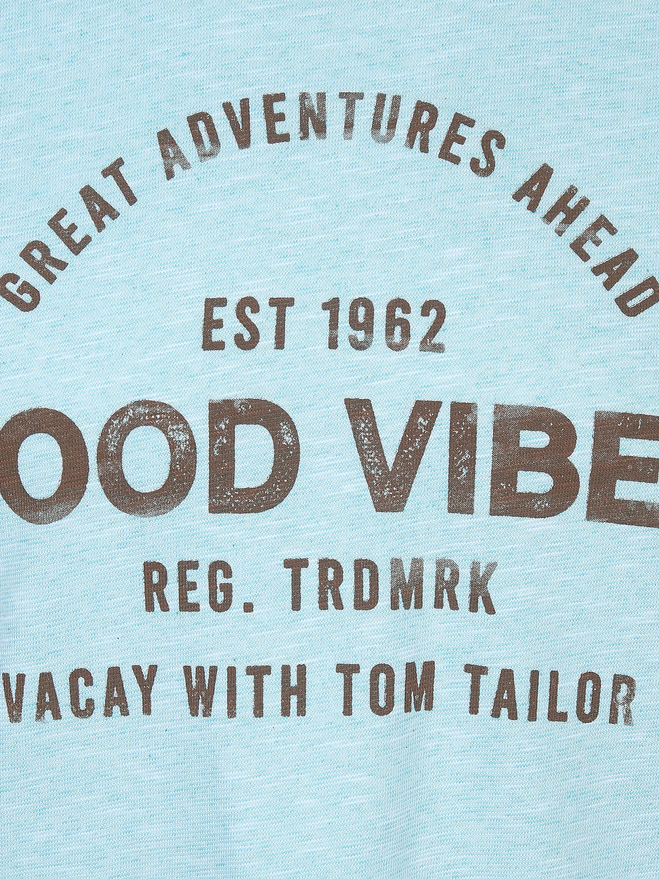 Tom Tailor 1031592 twotoned slub t-shirt Grün 865778 30035 3