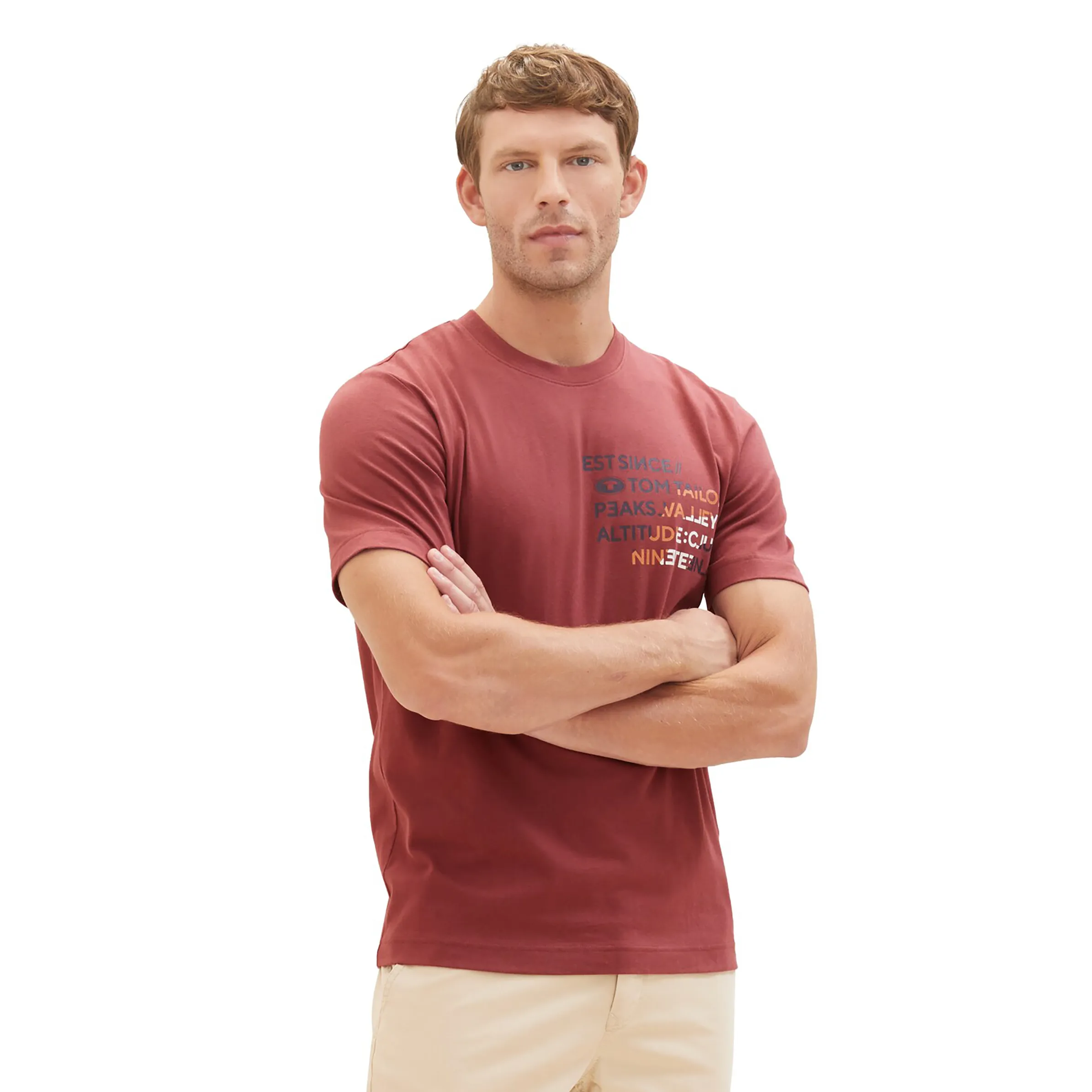 Tom Tailor 1037848 printed t-shirt Rot 884270 32220 4 Tom Tailor 1037848 printed t-shirt Rot 884270 32220 4