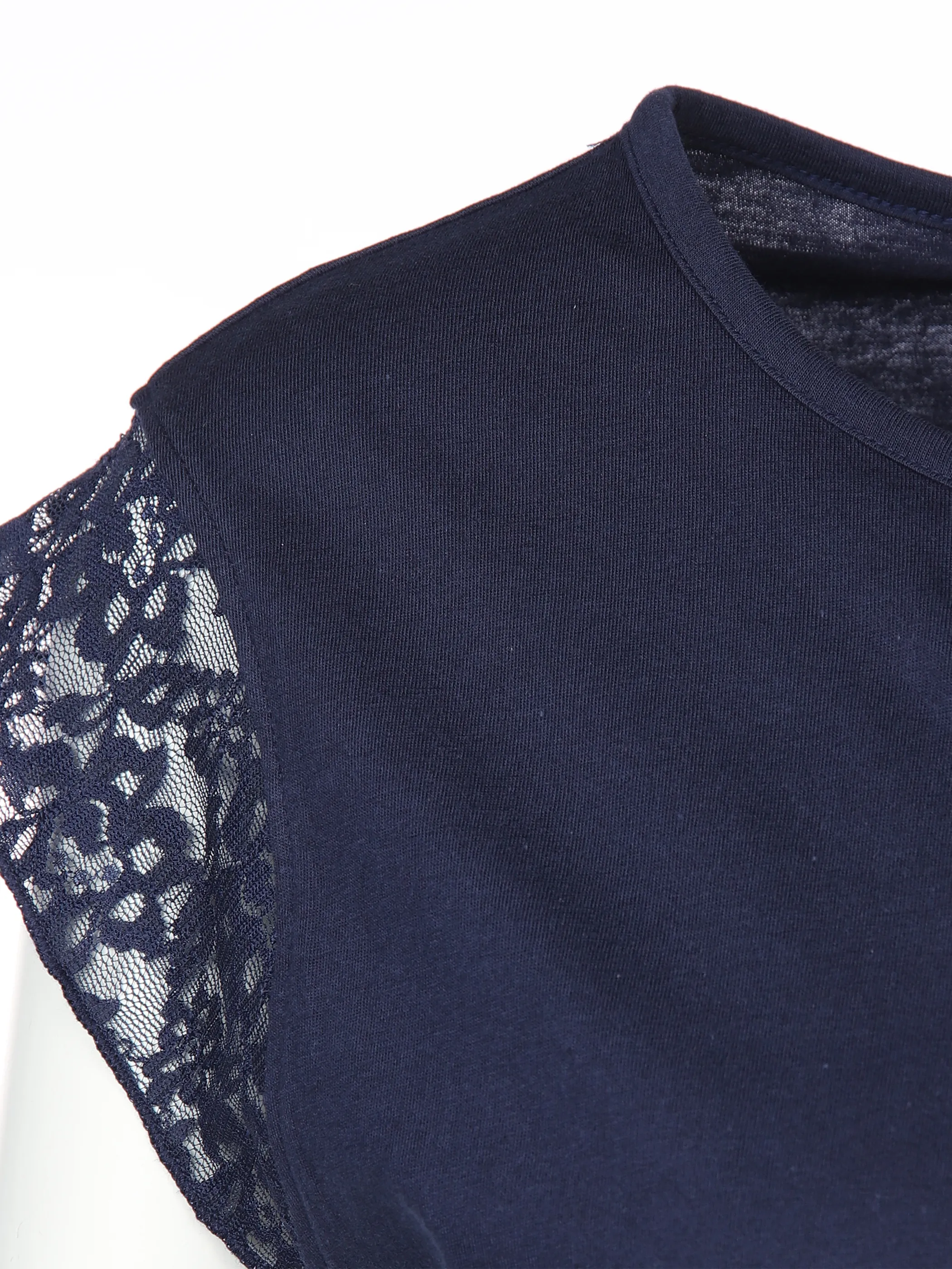 Sure Da Pyjama Spitzenshirt + 3/4 H Blau 873705 NAVY 3 Sure Da Pyjama Spitzenshirt + 3/4 H Blau 873705 NAVY 3