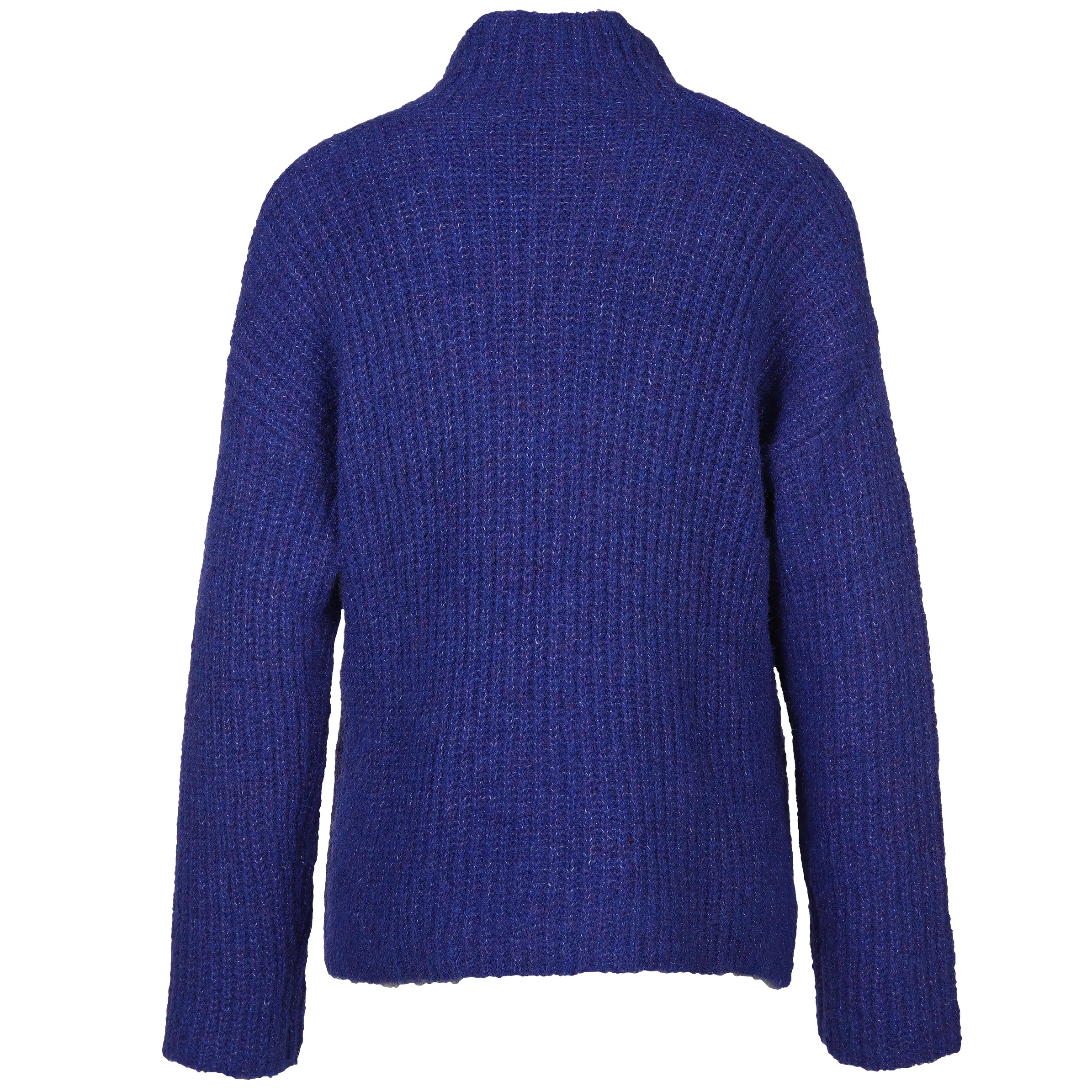 Tom Tailor 1039993 knit pullover mock-neck Blau 887462 33965 2