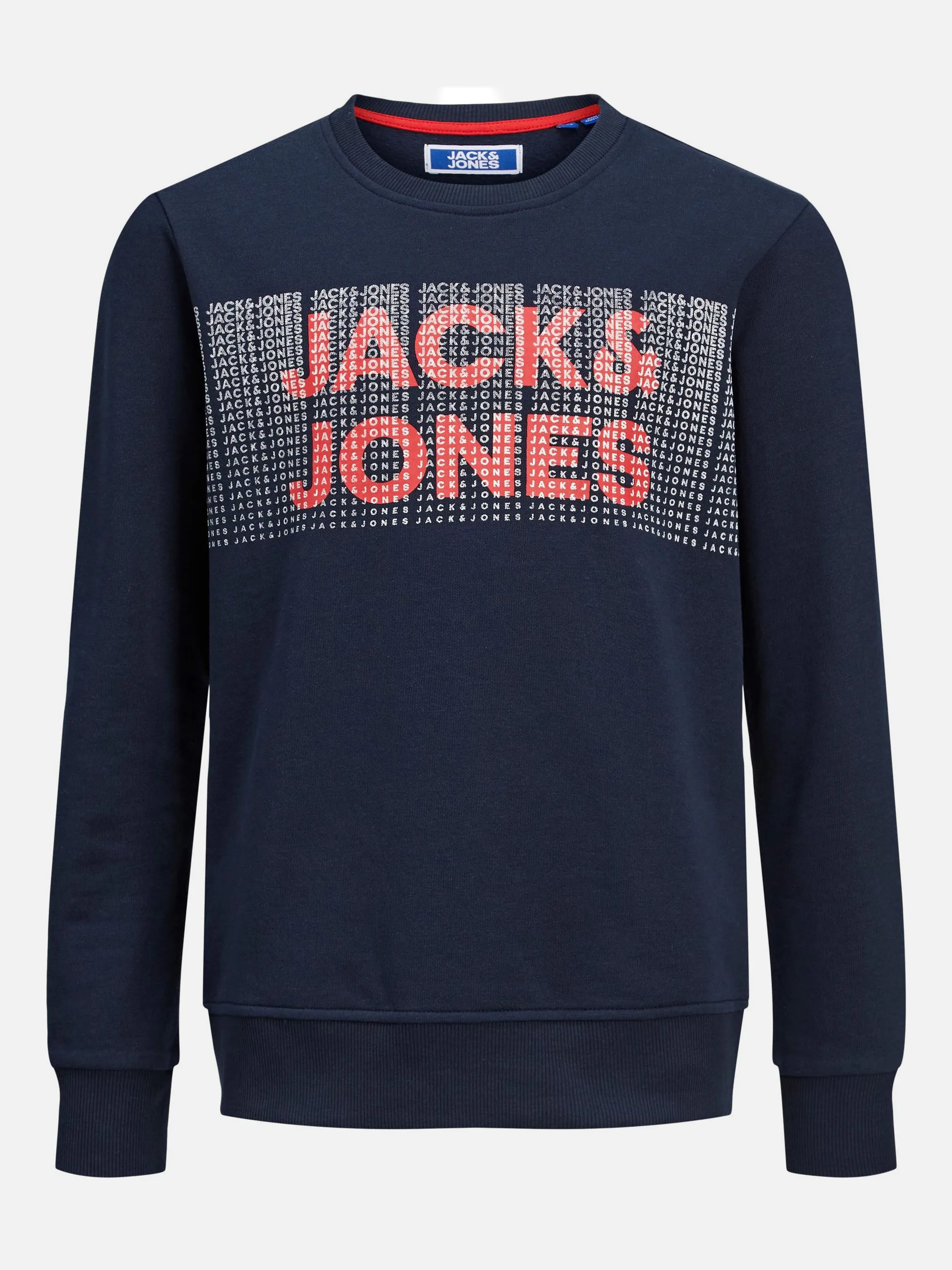 Jack&Jones Junior 12202171 JCOATHLESTAN SWEAT CR Blau 856512 175876 1 Jack&Jones Junior 12202171 JCOATHLESTAN SWEAT CR Blau 856512 175876 1