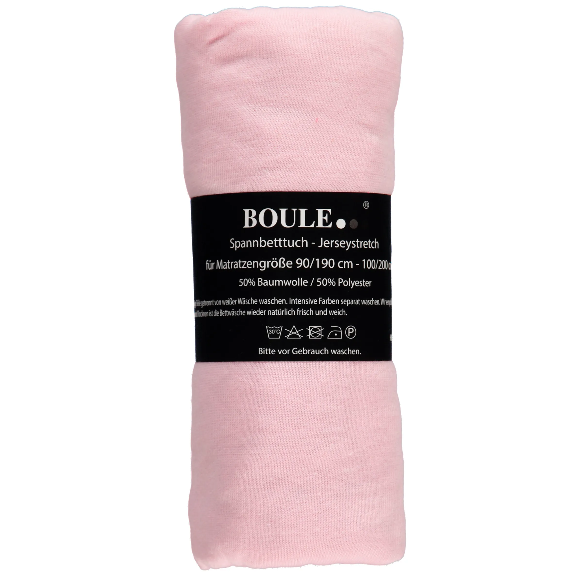 Boule Spannbetttuch Jersey Rosa 805508 ROSA 1