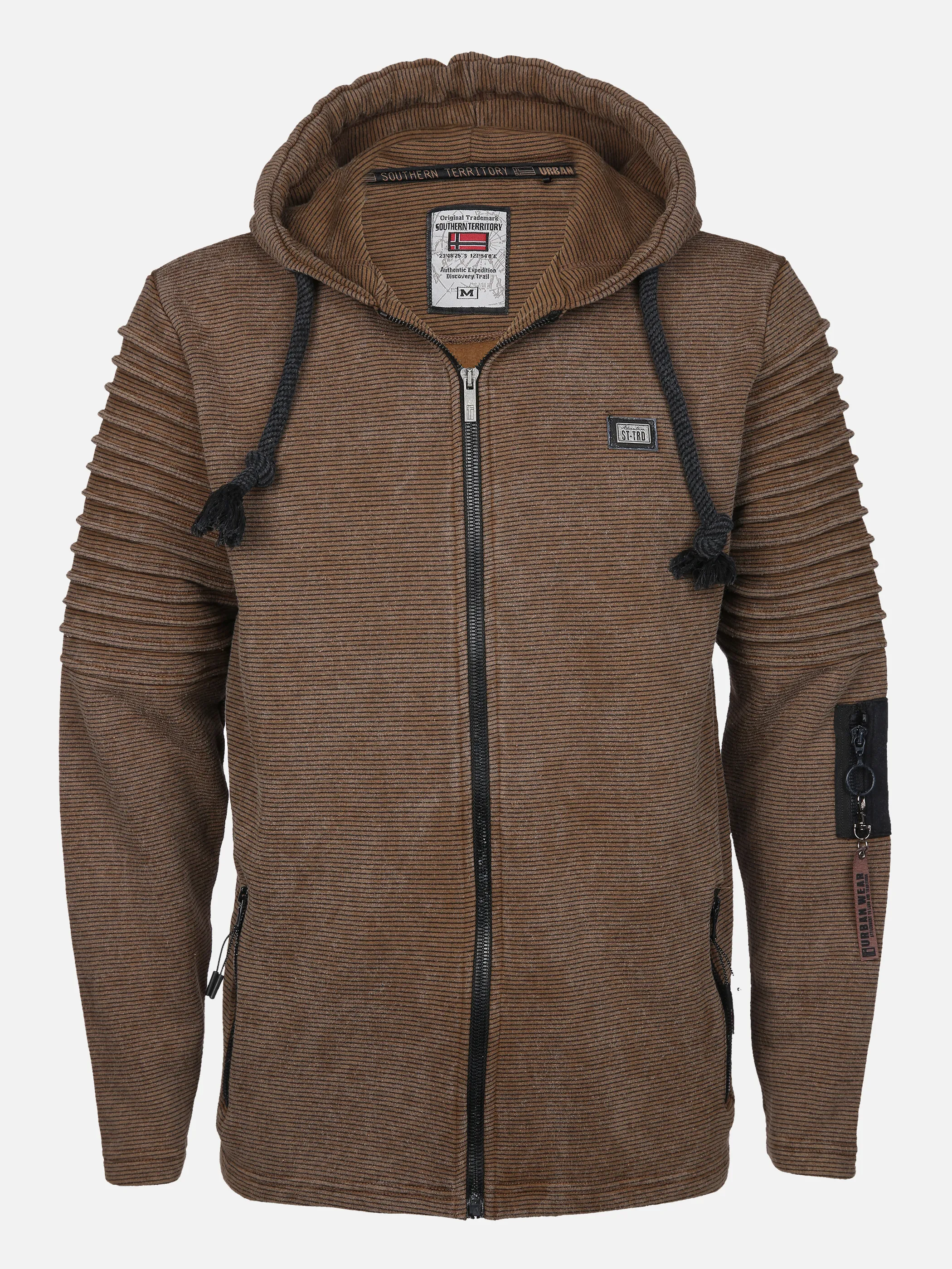 Southern Territory He. Bikersweatjacke mit Kapuze Gelb 858057 GOLD 1 Southern Territory He. Bikersweatjacke mit Kapuze Gelb 858057 GOLD 1