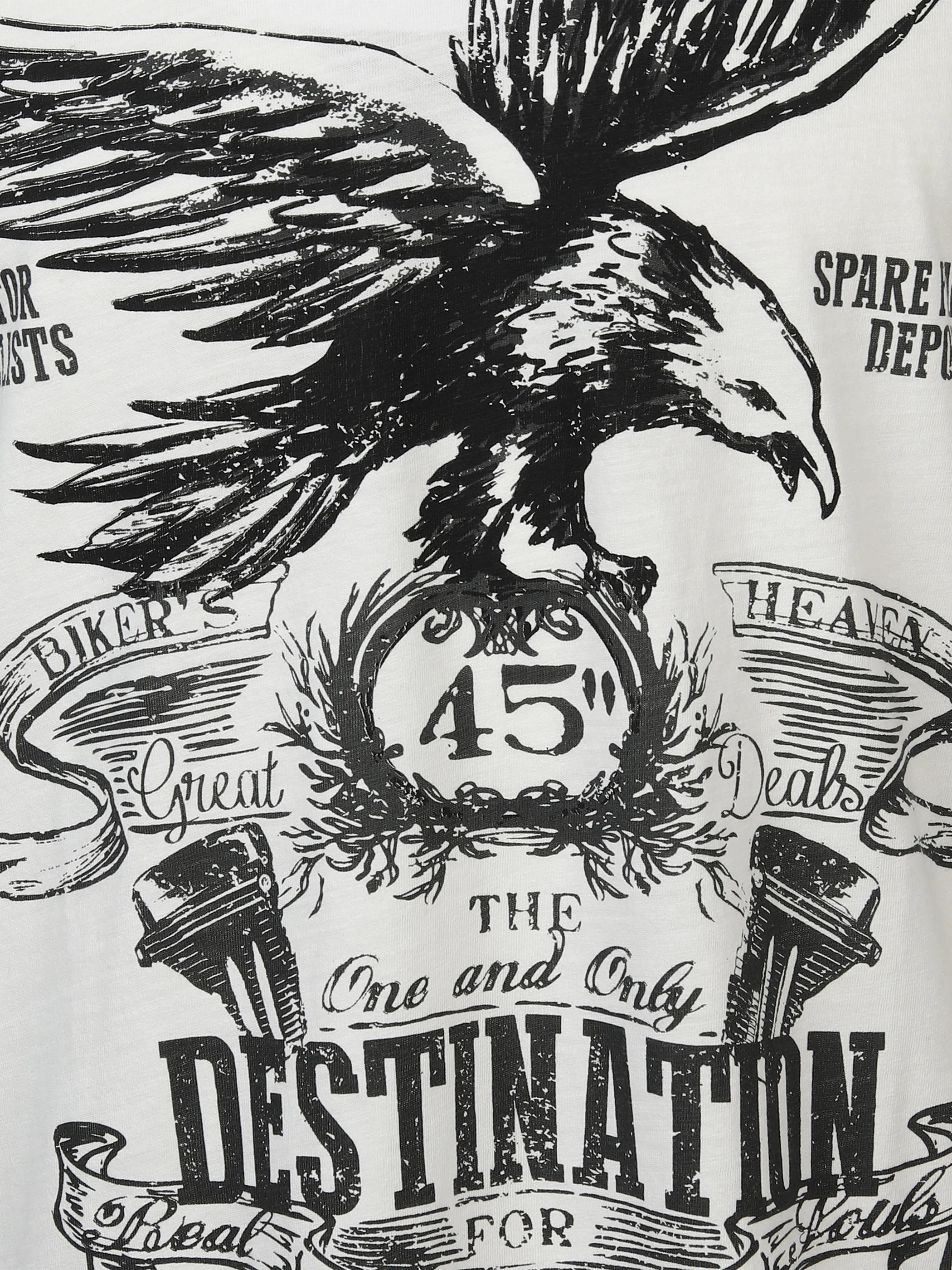 Southern Territory He. T-Shirt 1/2 Arm washer print Weiß 878481 OFFWHIT 3 Southern Territory He. T-Shirt 1/2 Arm washer print Weiß 878481 OFFWHIT 3
