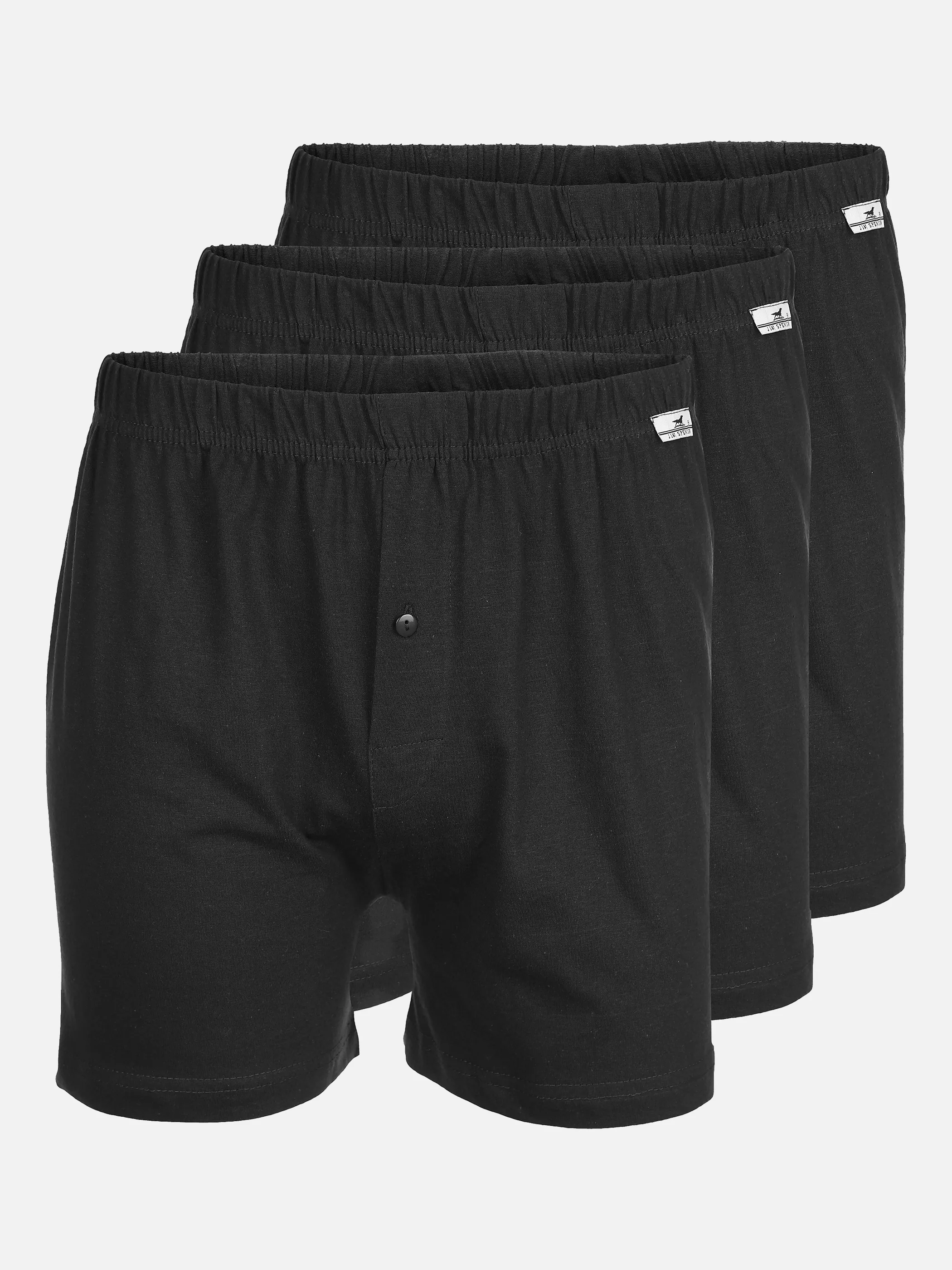 Jim Spencer He-Boxershorts 3er Pack Schwarz 648265 SCHWARZ 1