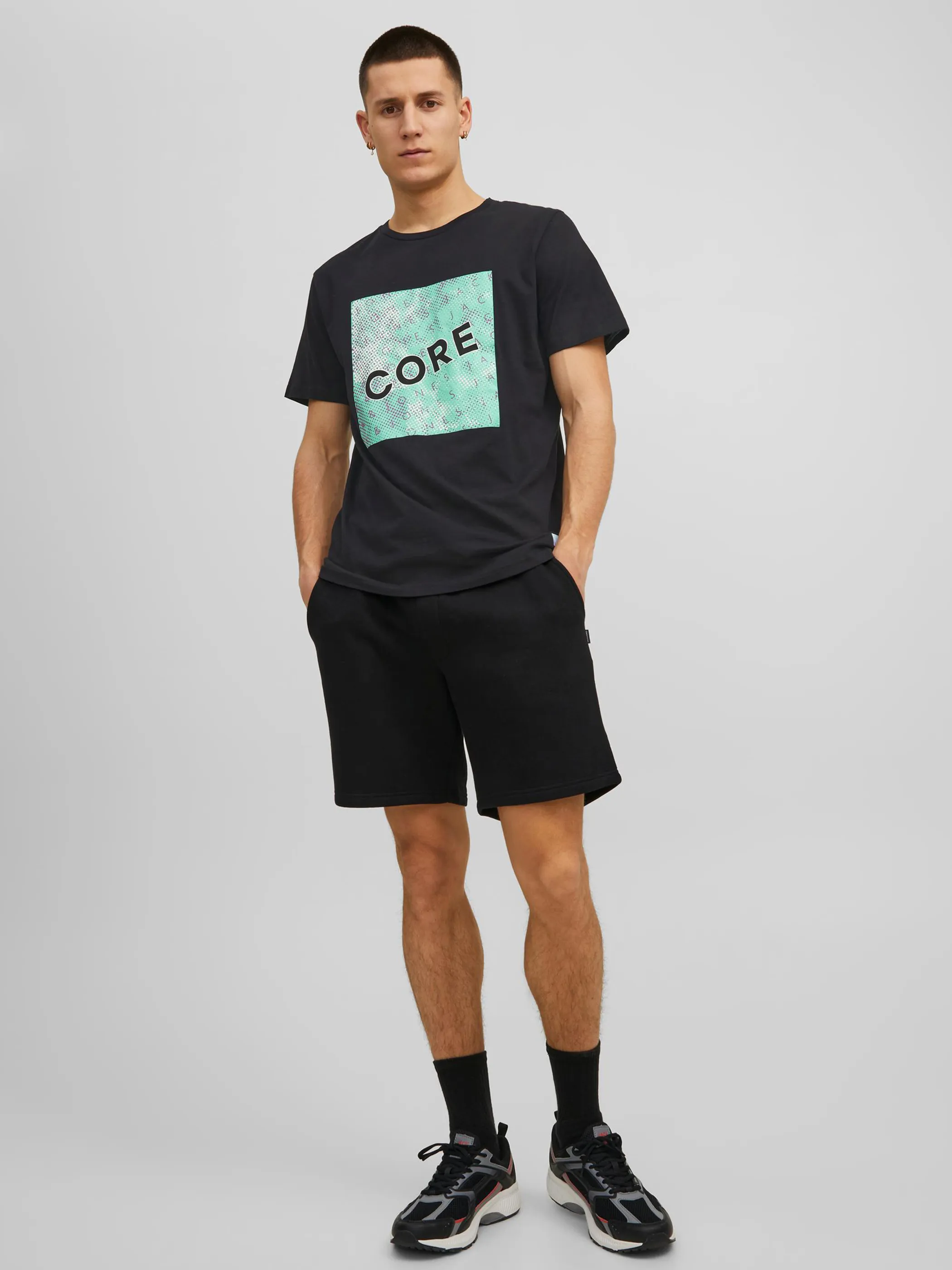 Jack Jones 12210314 JCONIGHTS TEE SS CREW Schwarz 863388 178012 4 Jack Jones 12210314 JCONIGHTS TEE SS CREW Schwarz 863388 178012 4
