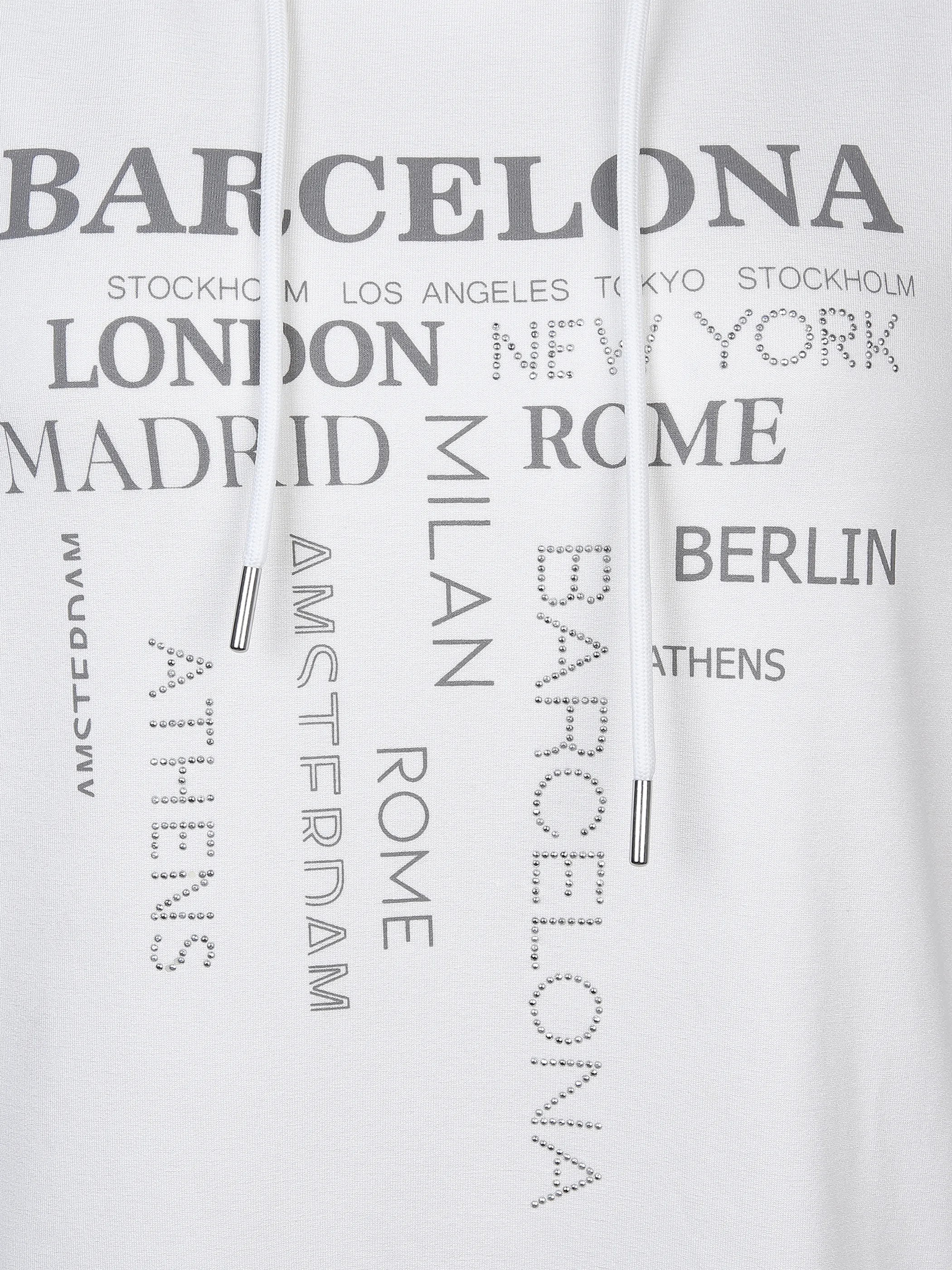 Sonja Blank Da.gr.Gr.Sweatshirt m. Kapuze Weiß 865265 ECRU 3 Sonja Blank Da.gr.Gr.Sweatshirt m. Kapuze Weiß 865265 ECRU 3