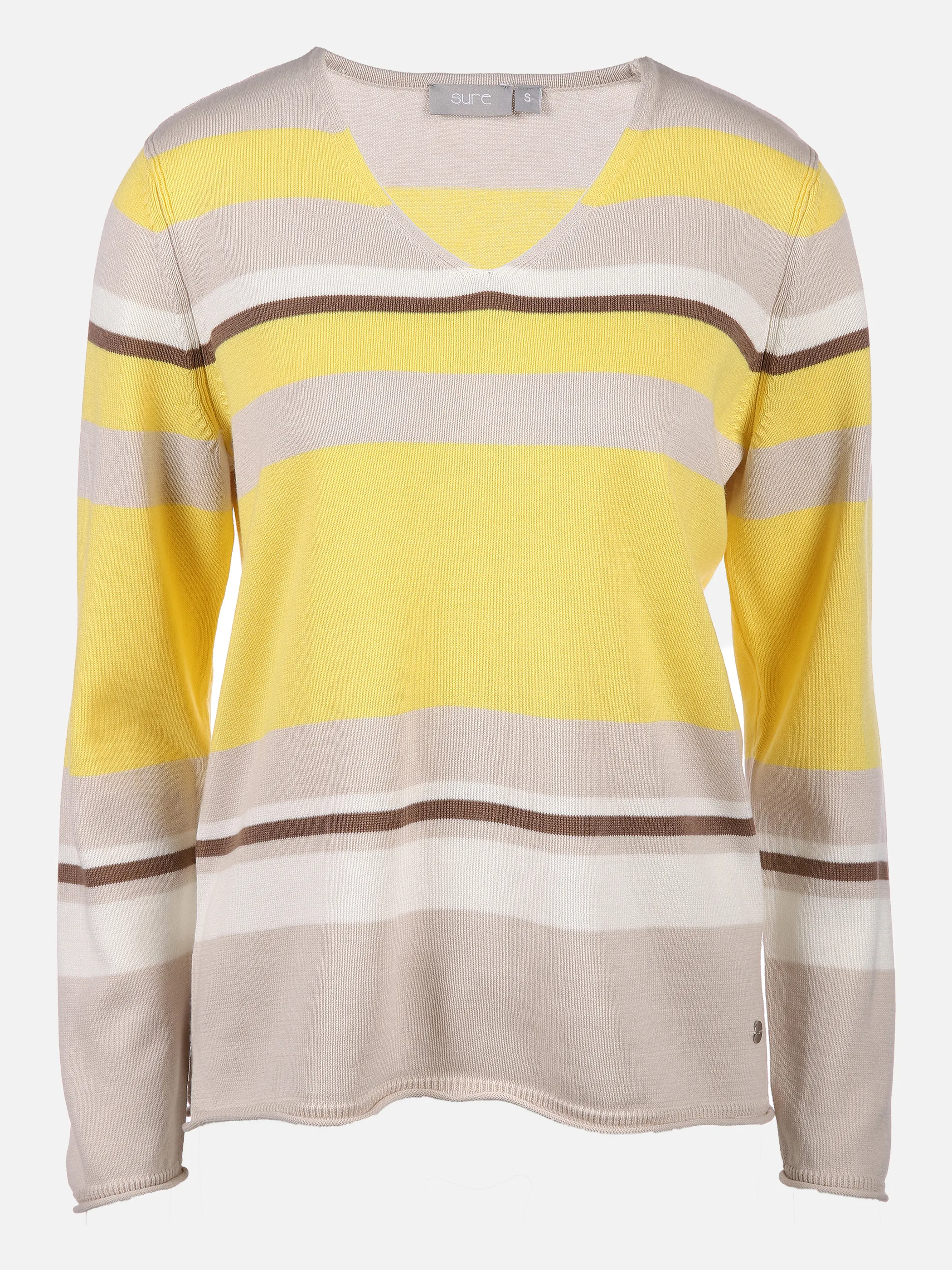 Sure Da-Pullover m. Farbblöcken Gelb 850607 LEMON GEM. 1 Sure Da-Pullover m. Farbblöcken Gelb 850607 LEMON GEM. 1