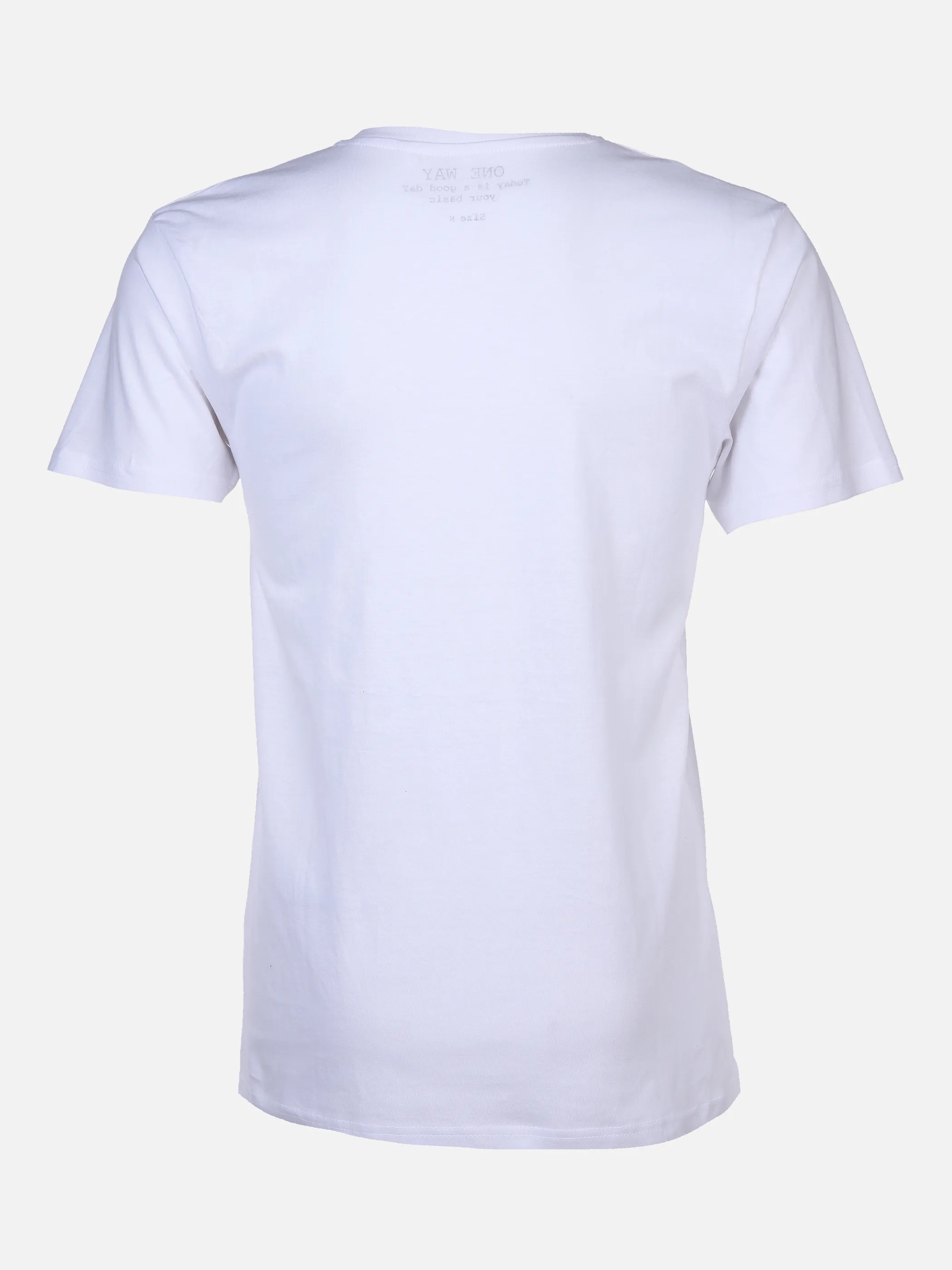One Way YF-He-Shirt 1/2 Arm V-Basic Weiß 782243 WHITE 2