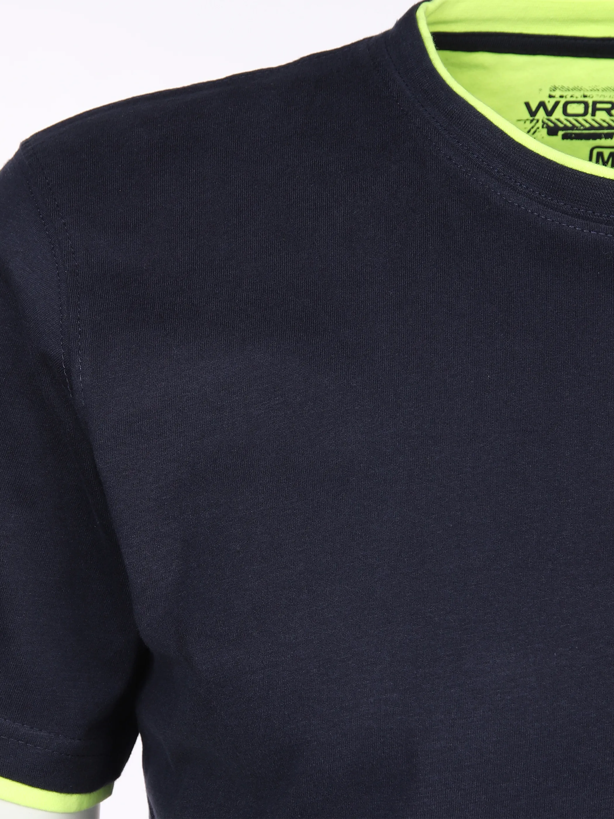 Worker He. T-Shirt 1/2 Arm 2in1 basic Blau 833571 NAVY 3