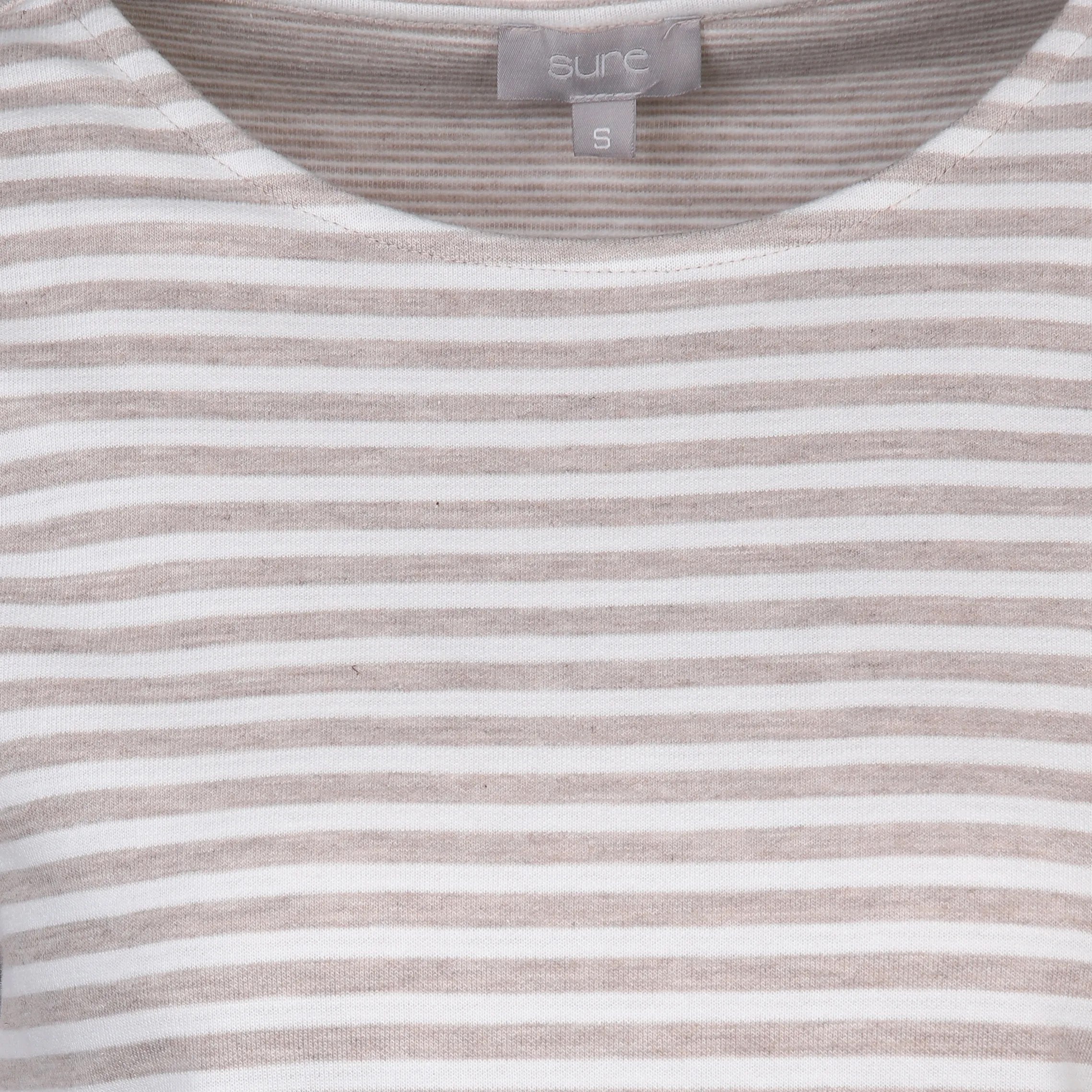 Sure Da-Streifenshirt m. 3/4 Arm Braun 881198 HAZEL/OFF 3 Sure Da-Streifenshirt m. 3/4 Arm Braun 881198 HAZEL/OFF 3