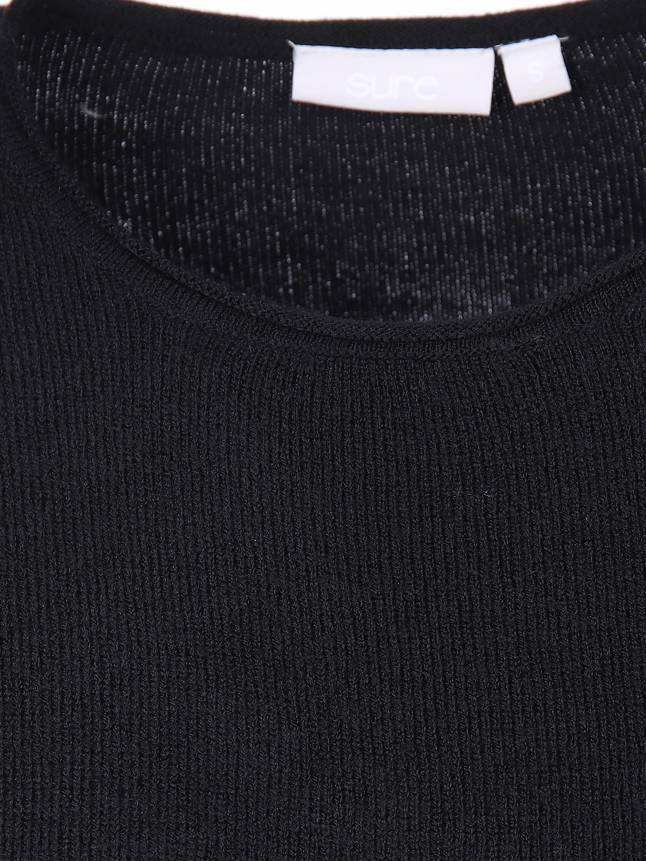 Sure Da-Rundhalspullover cashmere l Schwarz 866591 BLACK 3 Sure Da-Rundhalspullover cashmere l Schwarz 866591 BLACK 3