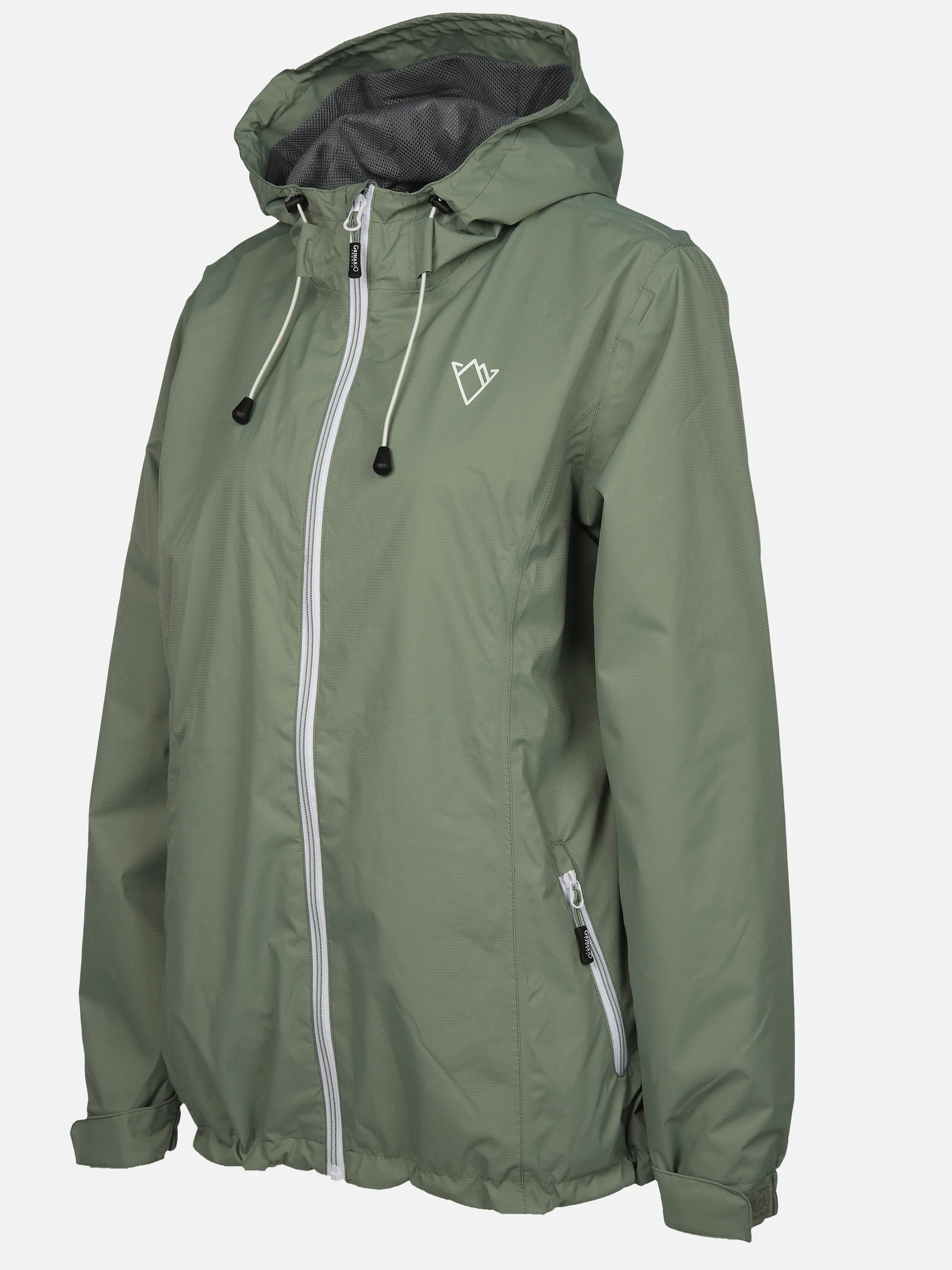 Grinario Sports Da- Regenjacke verpackbar Oliv 904303 GREEN 3