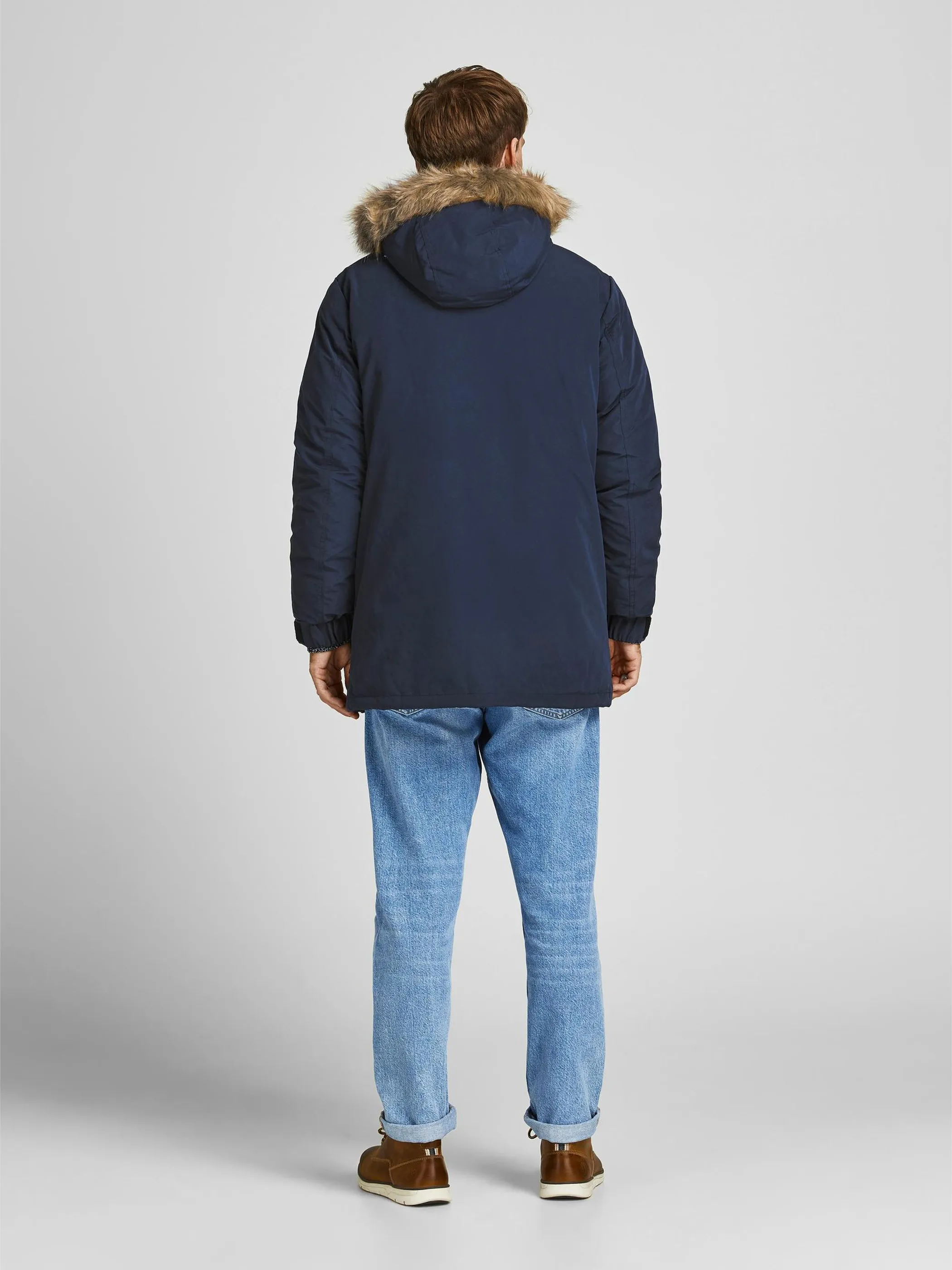 Jack Jones 12190042 JJSUPER PARKA Blau 854385 175876 4