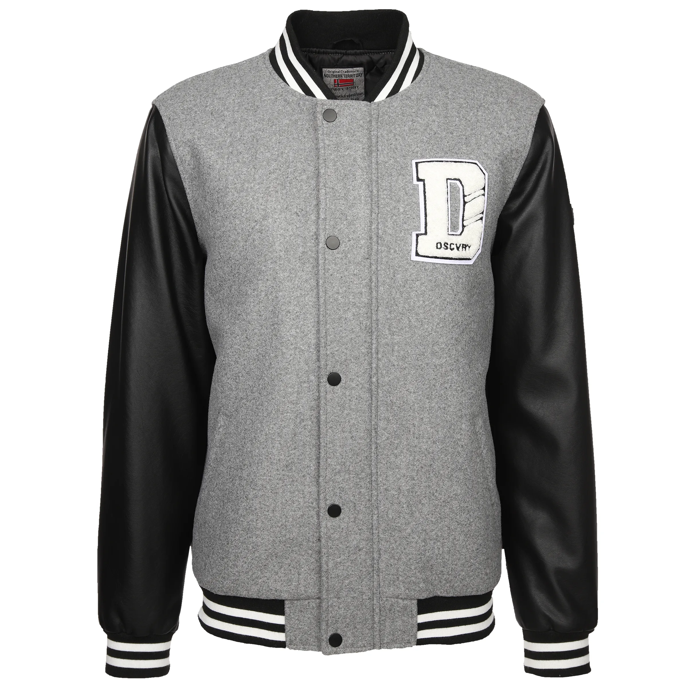 Southern Territory He. Collegeblouson Applikation Grau 880527 GR/SW 1 Southern Territory He. Collegeblouson Applikation Grau 880527 GR/SW 1