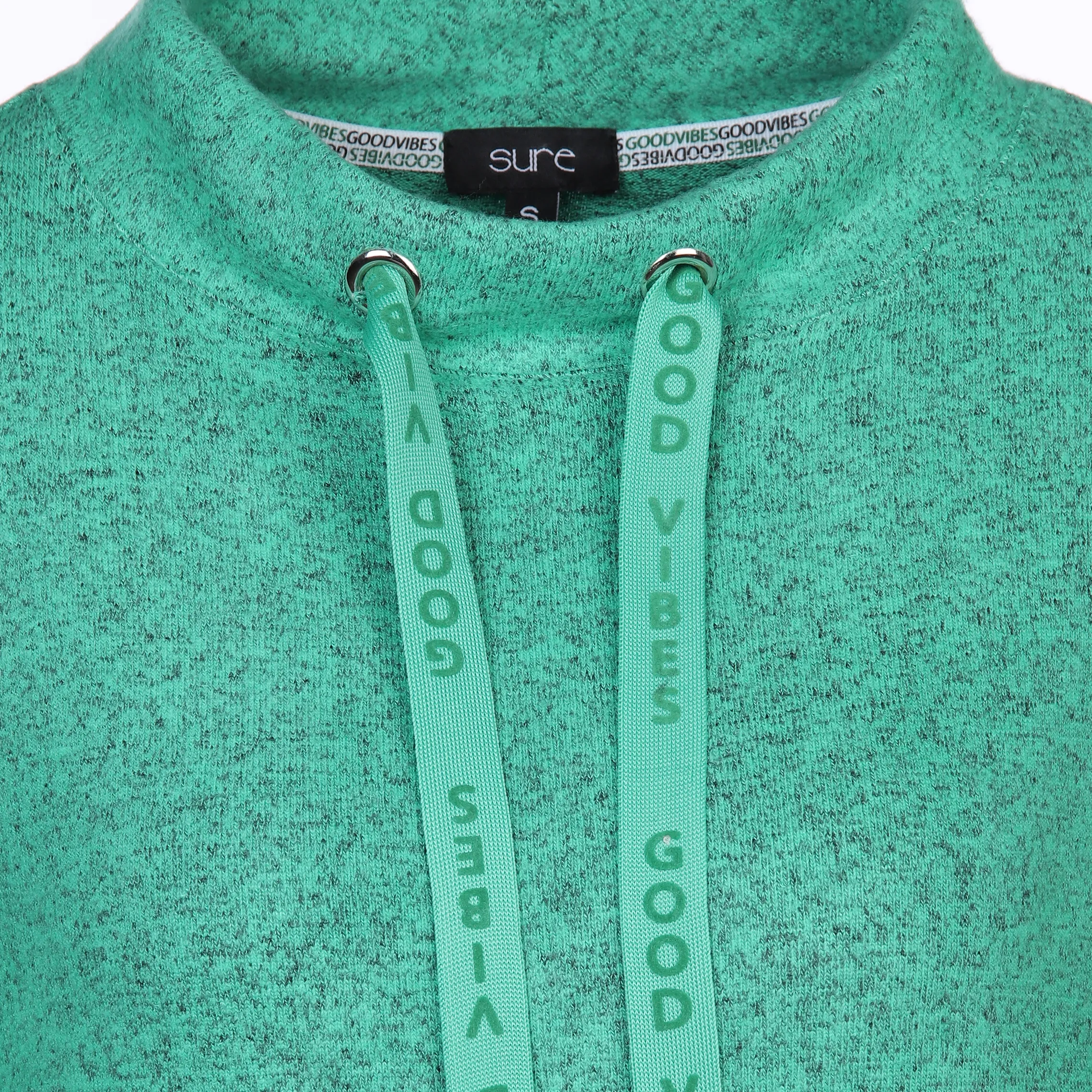 Sure Da-Flauschshirt m.Stehkragen Grün 880494 SMARAGD 3 Sure Da-Flauschshirt m.Stehkragen Grün 880494 SMARAGD 3