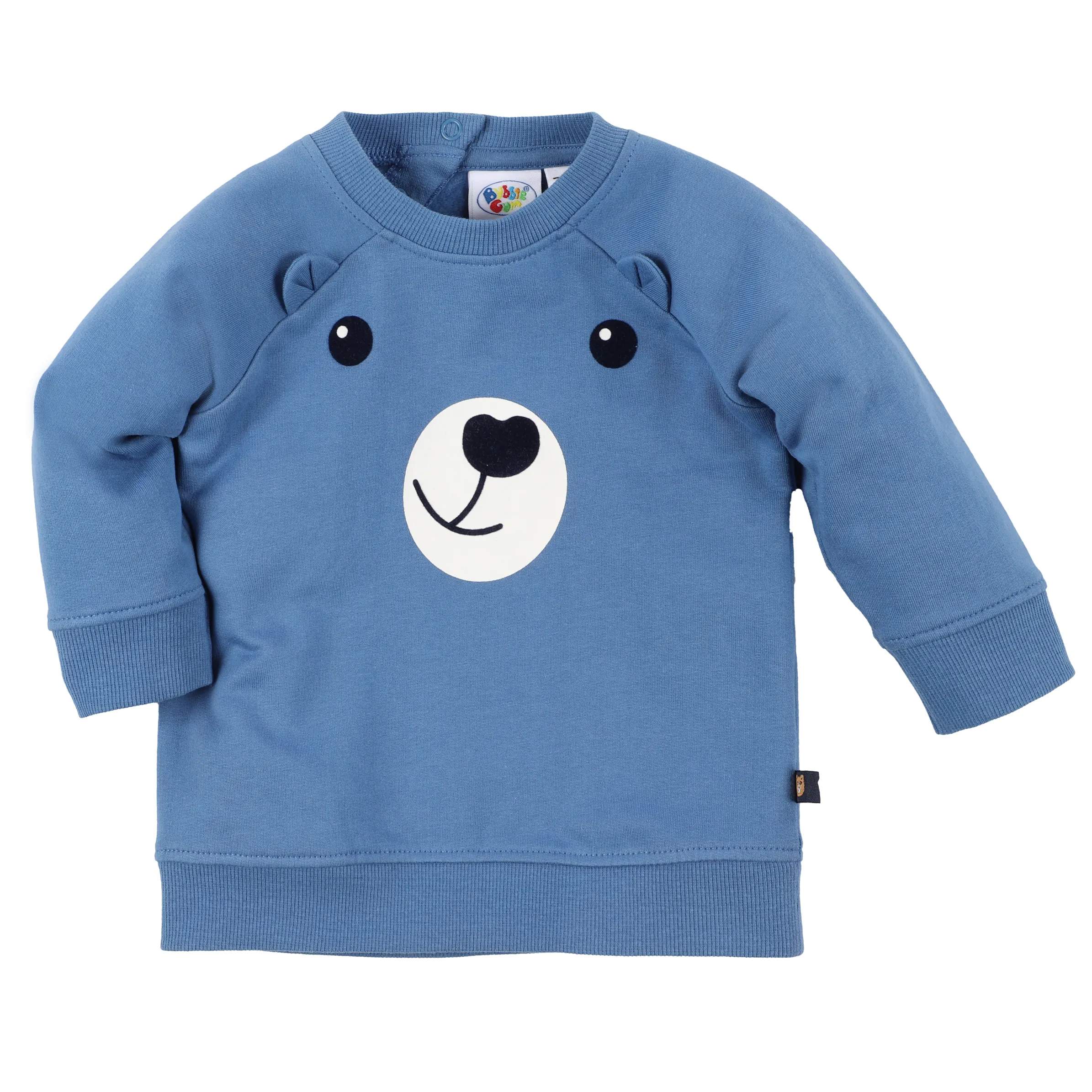 Bubble Gum BJ Sweatshirt in blau mit Bärchendruck Blau 884373 BLAU 1