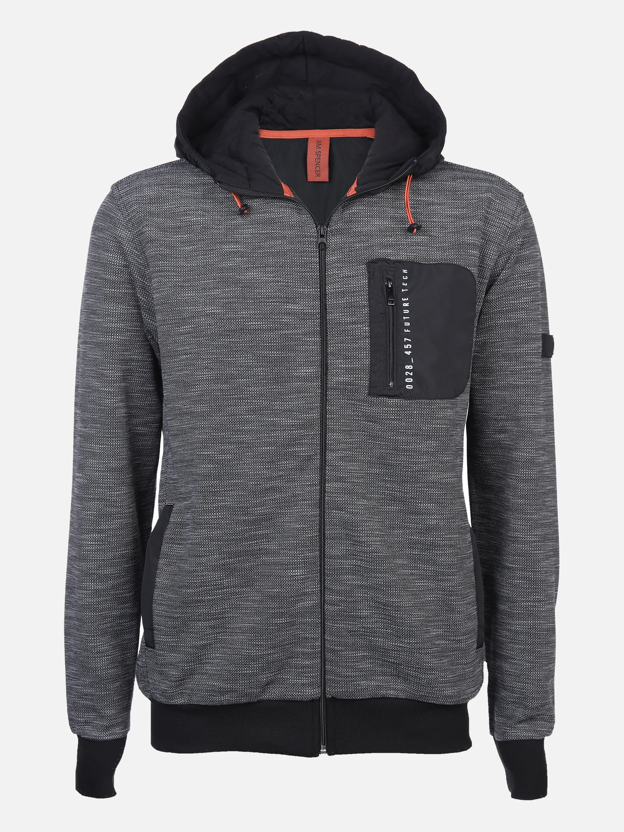 Jim Spencer He. Sweatjacke Hybrid Kapuze Grau 871577 SILVERGREY 1 Jim Spencer He. Sweatjacke Hybrid Kapuze Grau 871577 SILVERGREY 1