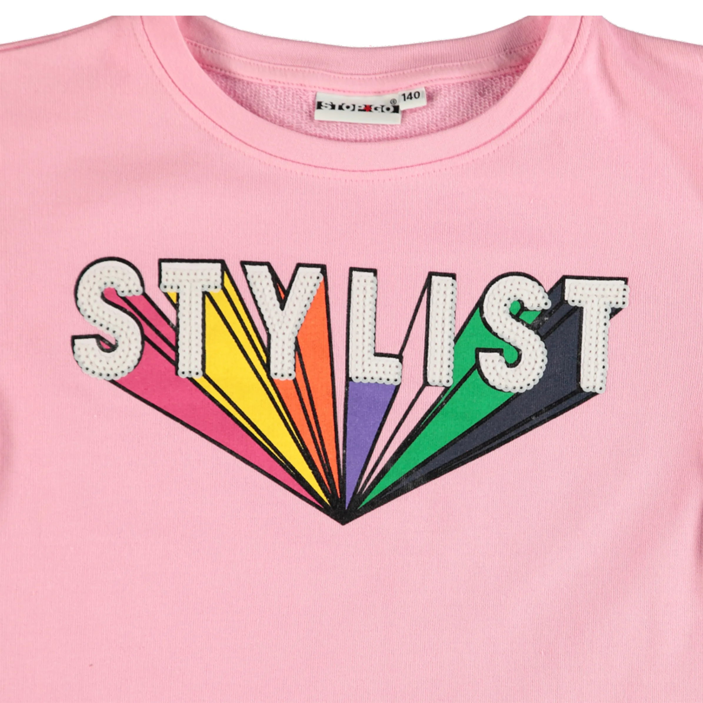 Stop + Go TG Rundhals Sweatshirt Rosa 803368 ROSA 3 Stop + Go TG Rundhals Sweatshirt Rosa 803368 ROSA 3