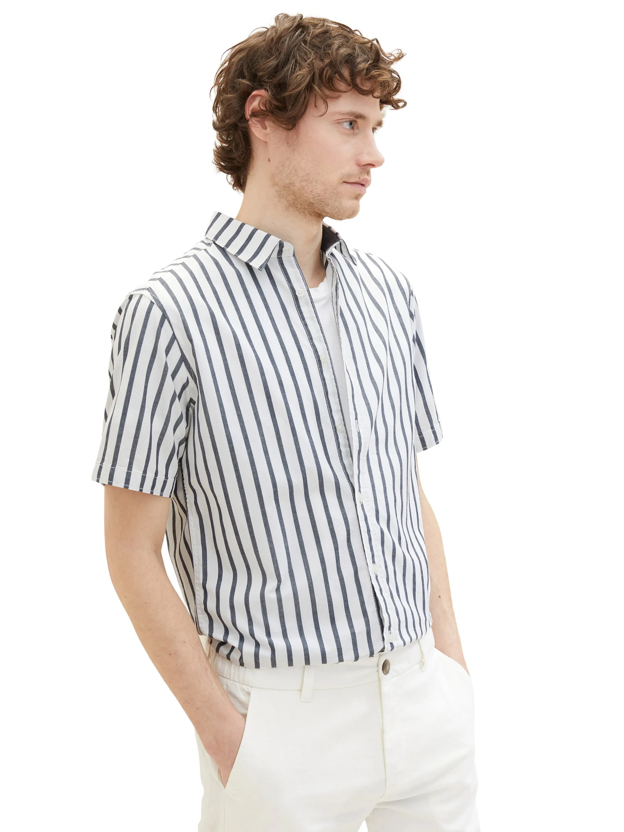 Tom Tailor 1037282 striped shirt Blau 880533 31785 3