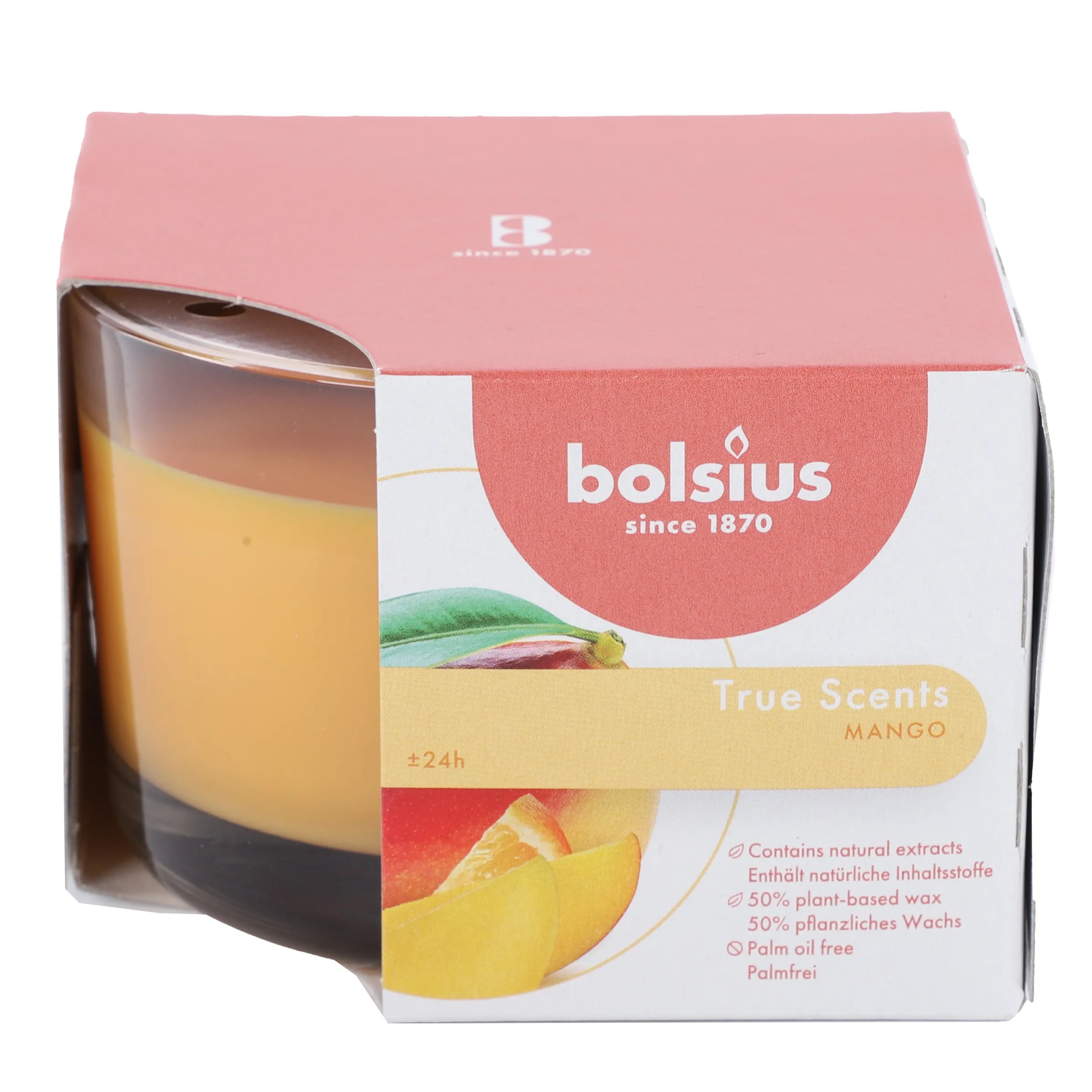 bolsius Duftglas Medium Mango Bunt 886534 MANGO 1