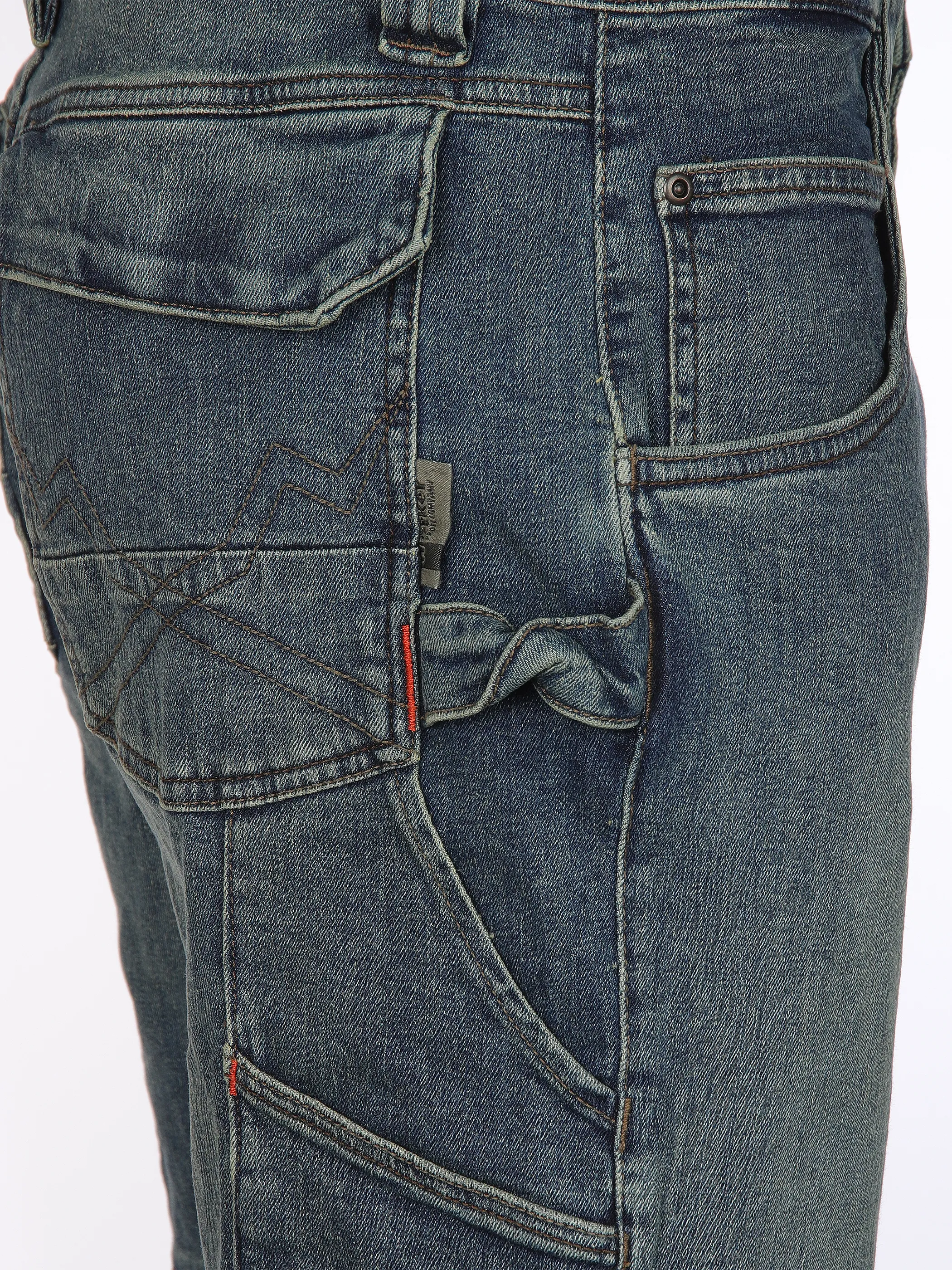 Worker He. Berufsjeansshorts Cargo Blau 908681 7949 4
