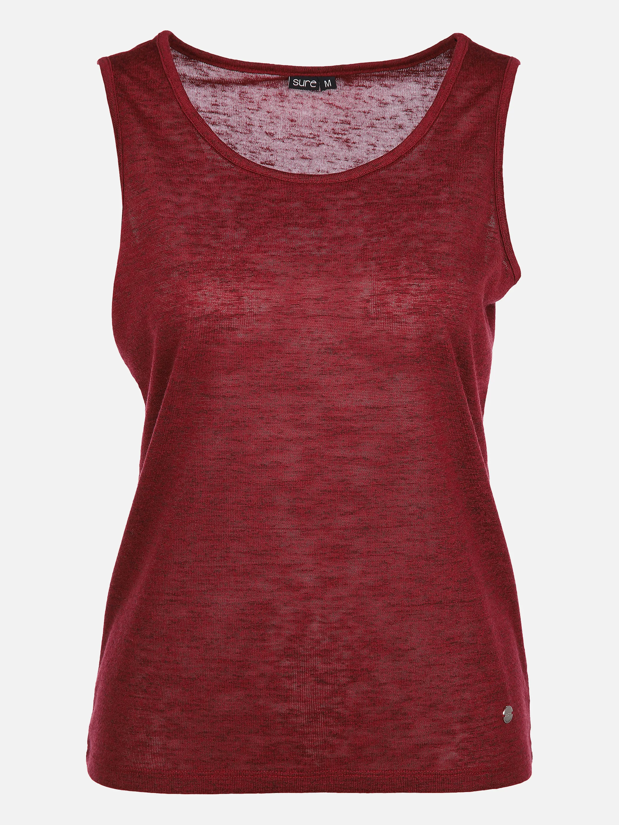 Sure Da-Basic-Top in uni Rot 867916 DK. CHILI 1