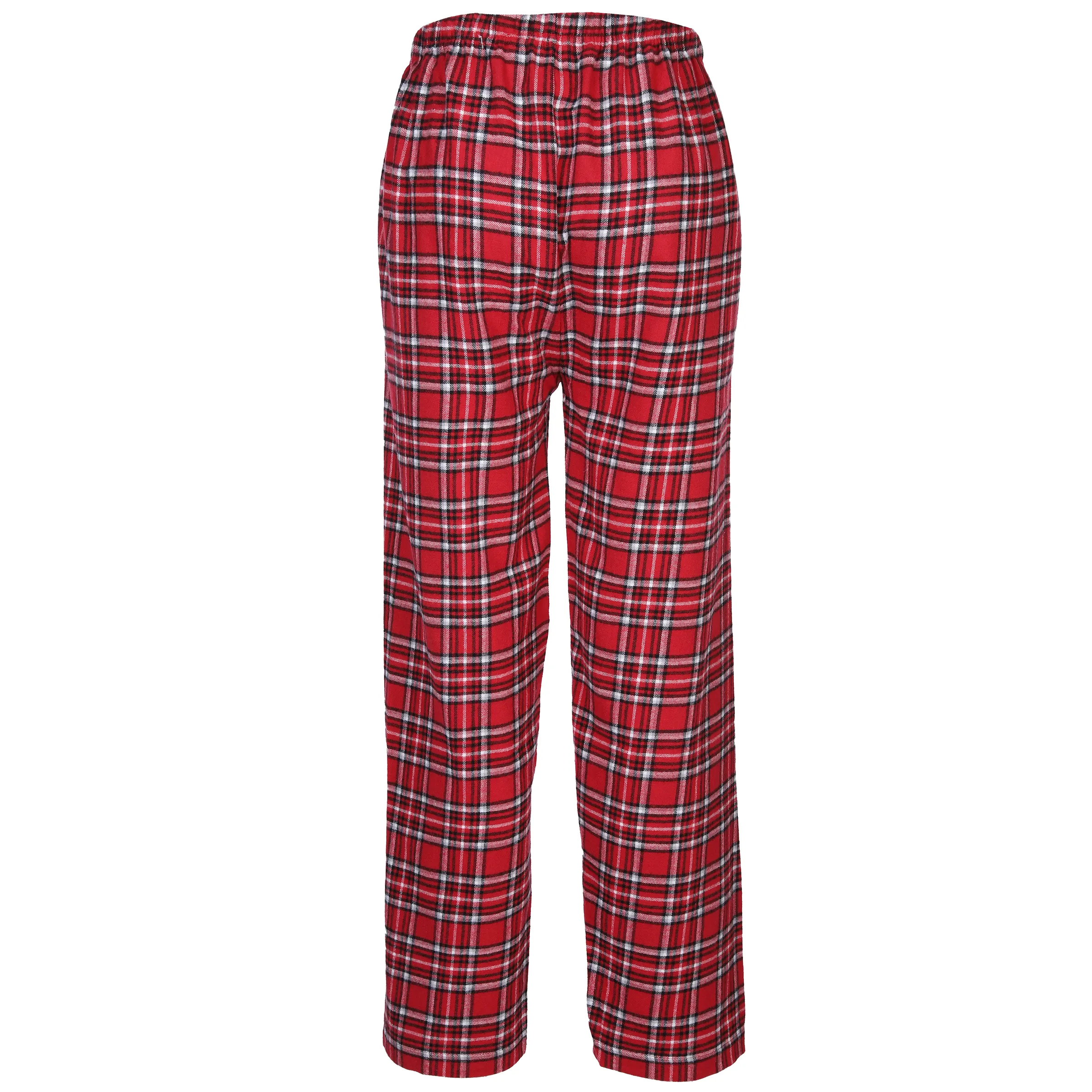 Sure Da. Schlafanzughose karo Flane Rot 885015 RO/SW/GR 2