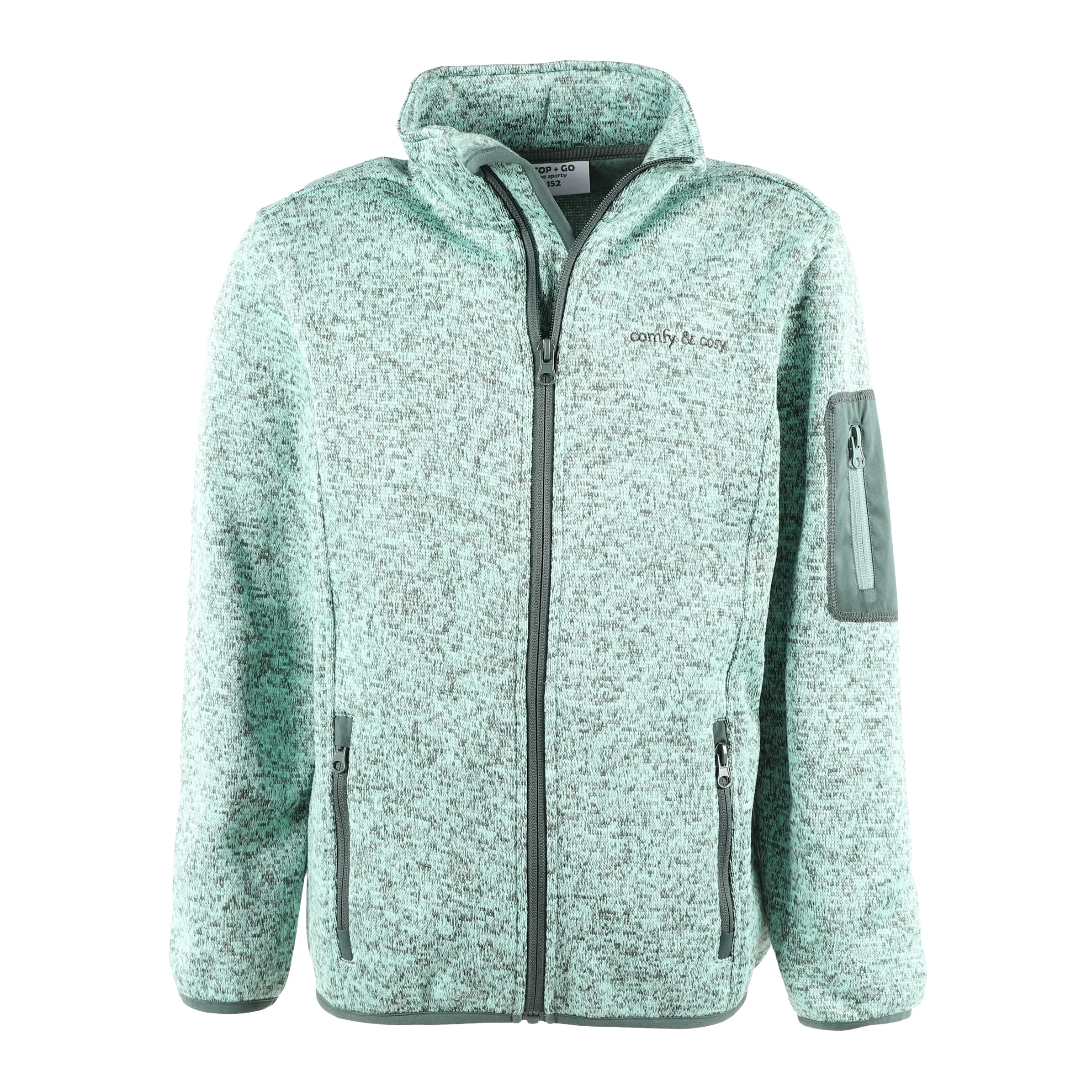 Stop + Go TG-Fleece Jacke Grün 880408 GREEN 1