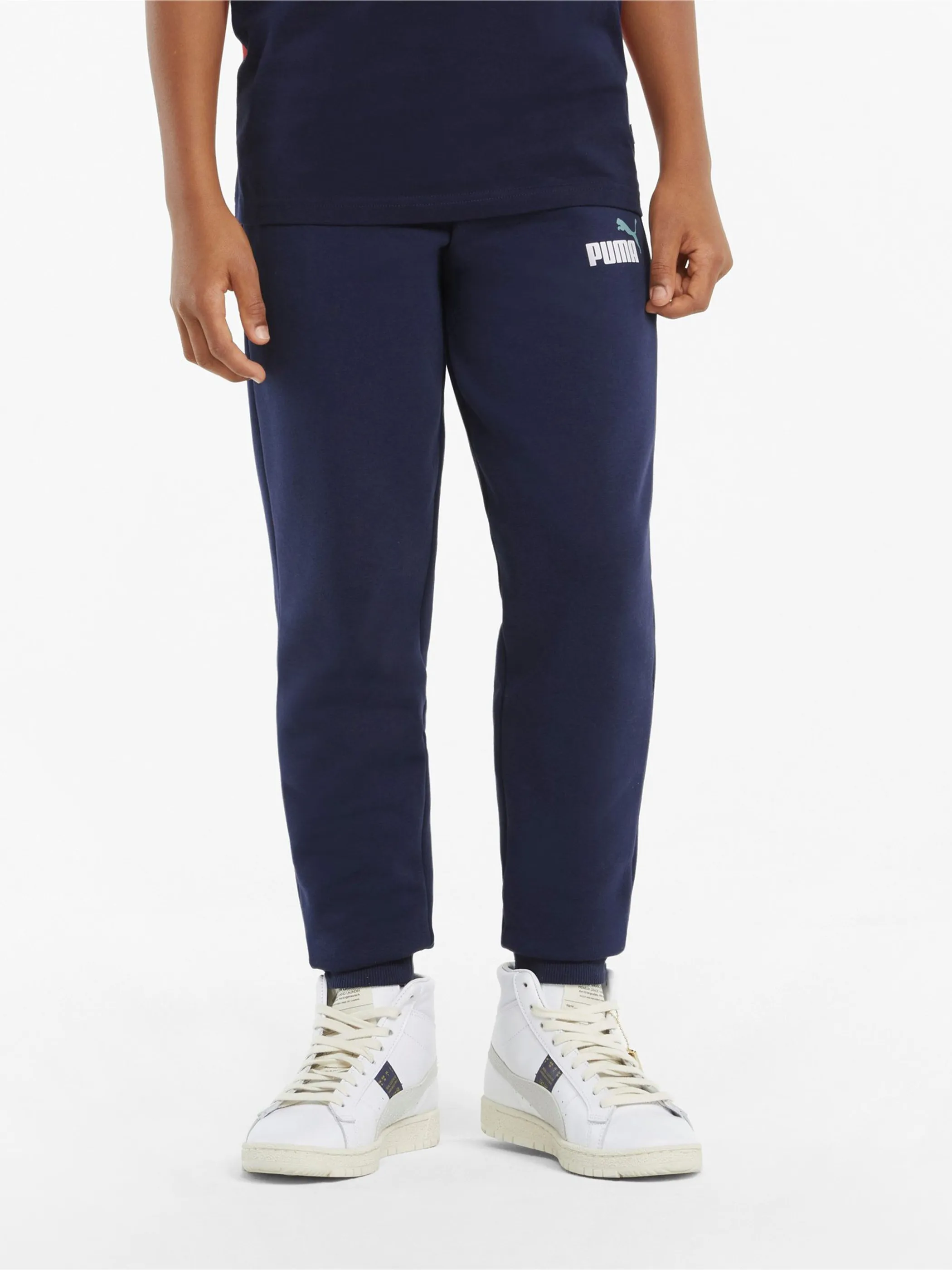 Puma 586988 Kn-Jogginghose, kl. Log Blau 857080 96 4 Puma 586988 Kn-Jogginghose, kl. Log Blau 857080 96 4