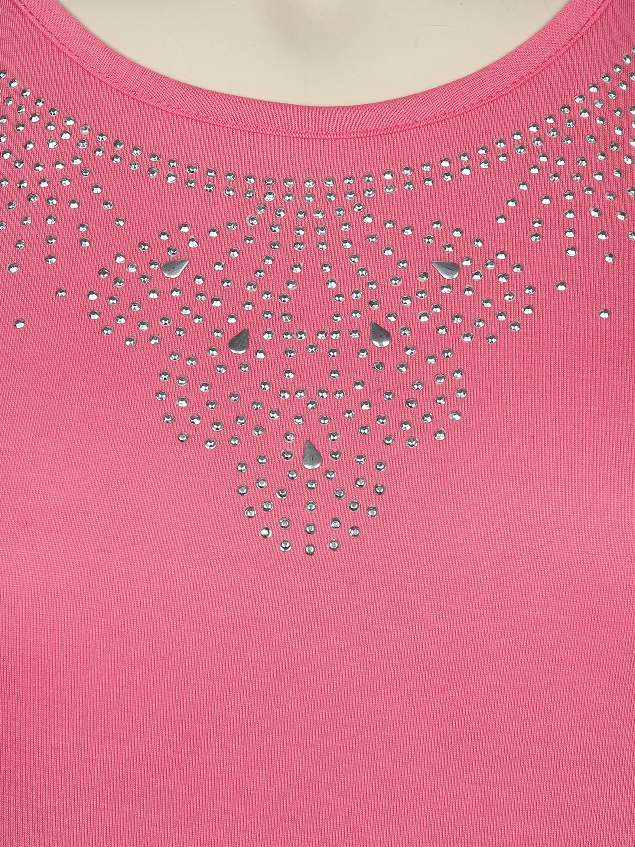 Sonja Blank Da-gr.Gr.T-Shirt m.Strassapplikation Pink 876189 PINK 3 Sonja Blank Da-gr.Gr.T-Shirt m.Strassapplikation Pink 876189 PINK 3