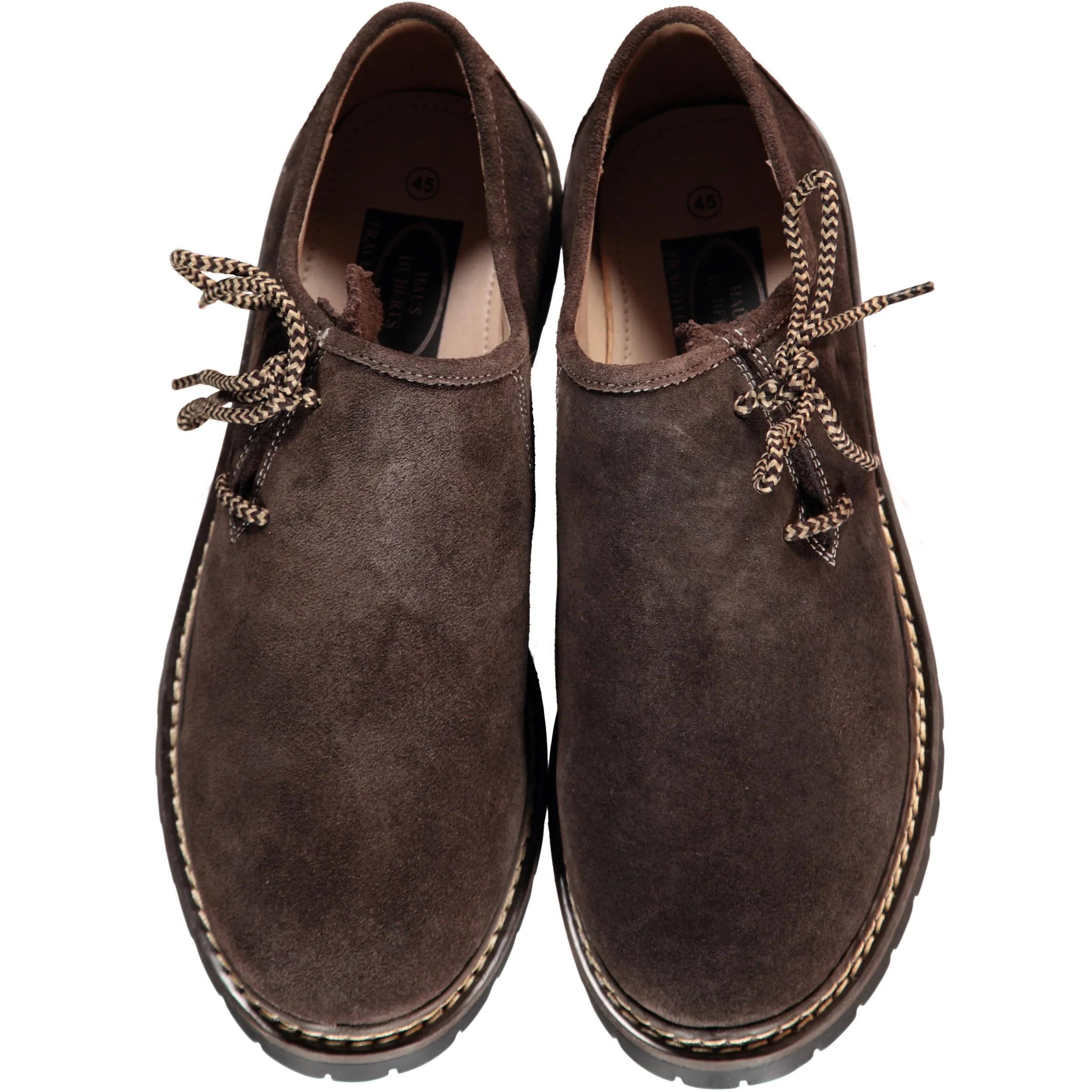 Birkhahn Mode und Tracht He. Trachten Haferlschuhe Braun 798441 DK BRAUN 1