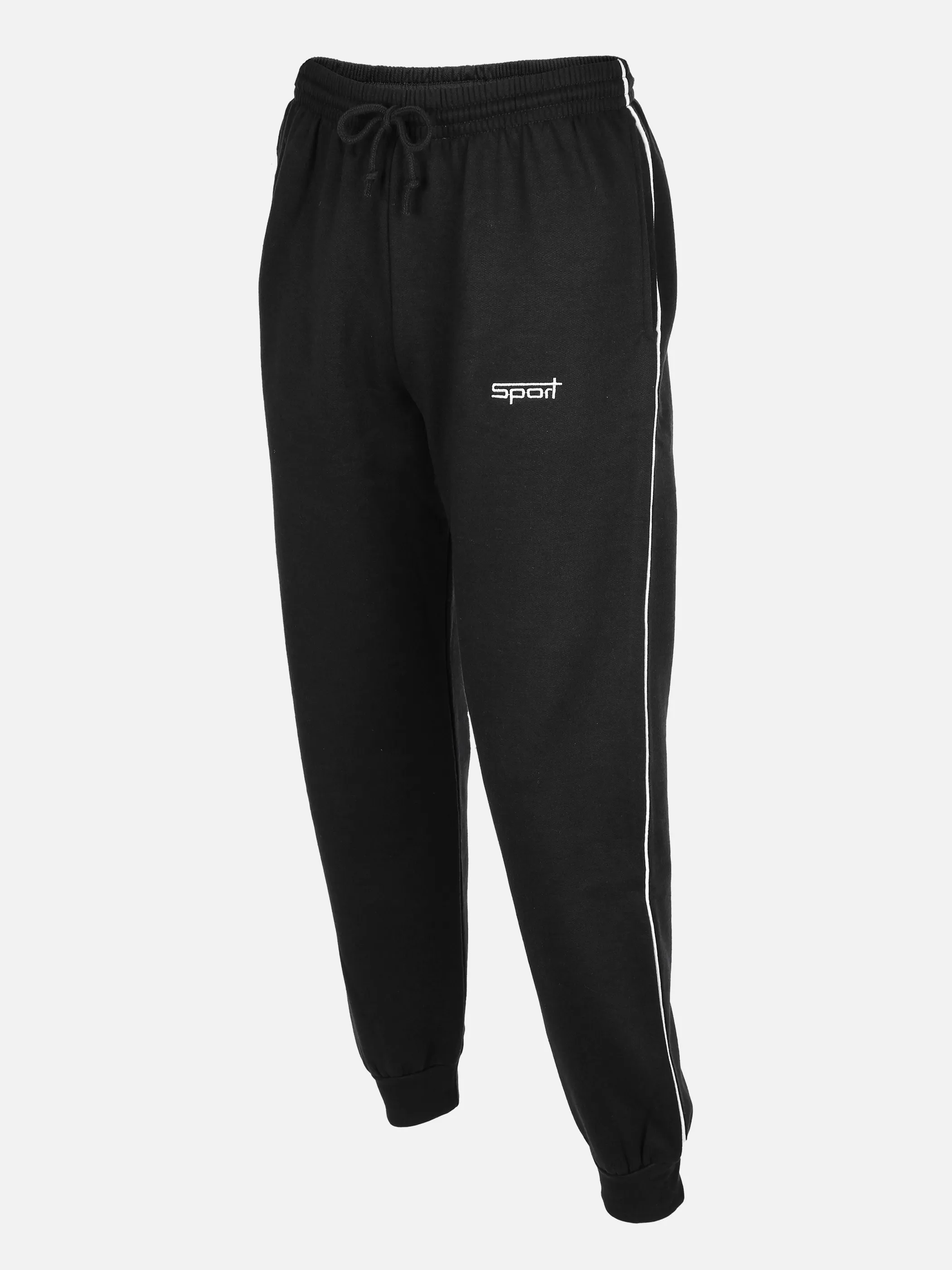 San Marino He-Jogginghose m. Bündchen Schwarz 826660 BLACK 1